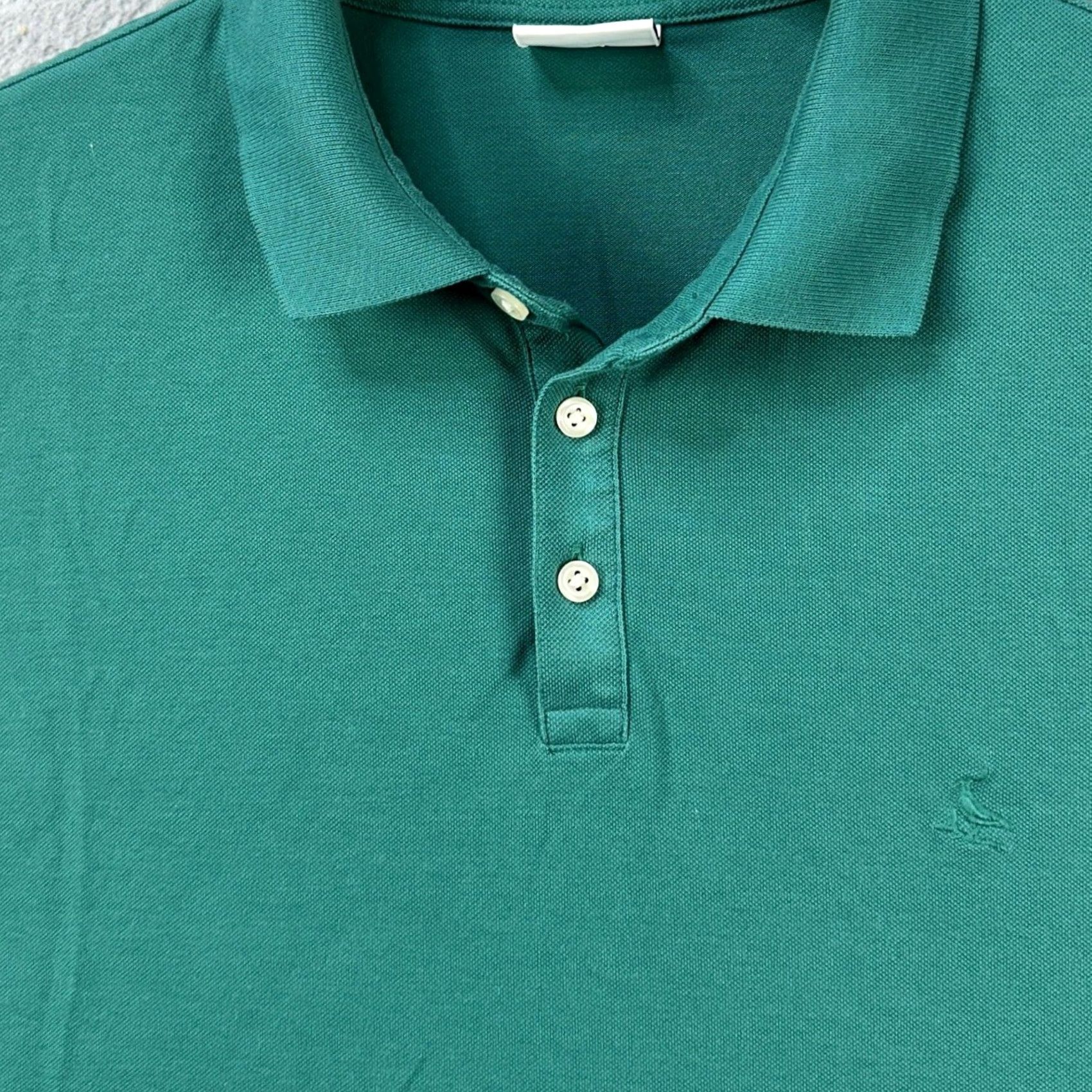 Charles Tyrwhitt Charles Tyrwhitt Polo Shirt Men XL Green Short Sleeve Rugby Logo Outdoor Comfort Breathable Collared Solid Cotton Spandex Size US XL / EU 56 / 4 - 5 Thumbnail