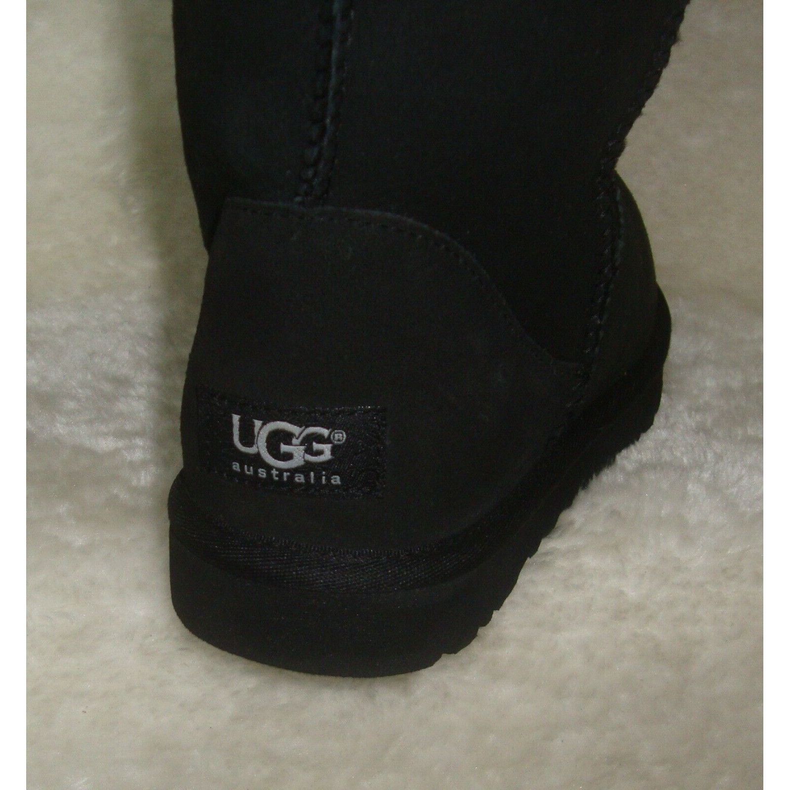 Ugg UGG Australia Classic Tall Black Suede Fur Boots Women Size Size US 6 / IT 36 - 5 Thumbnail