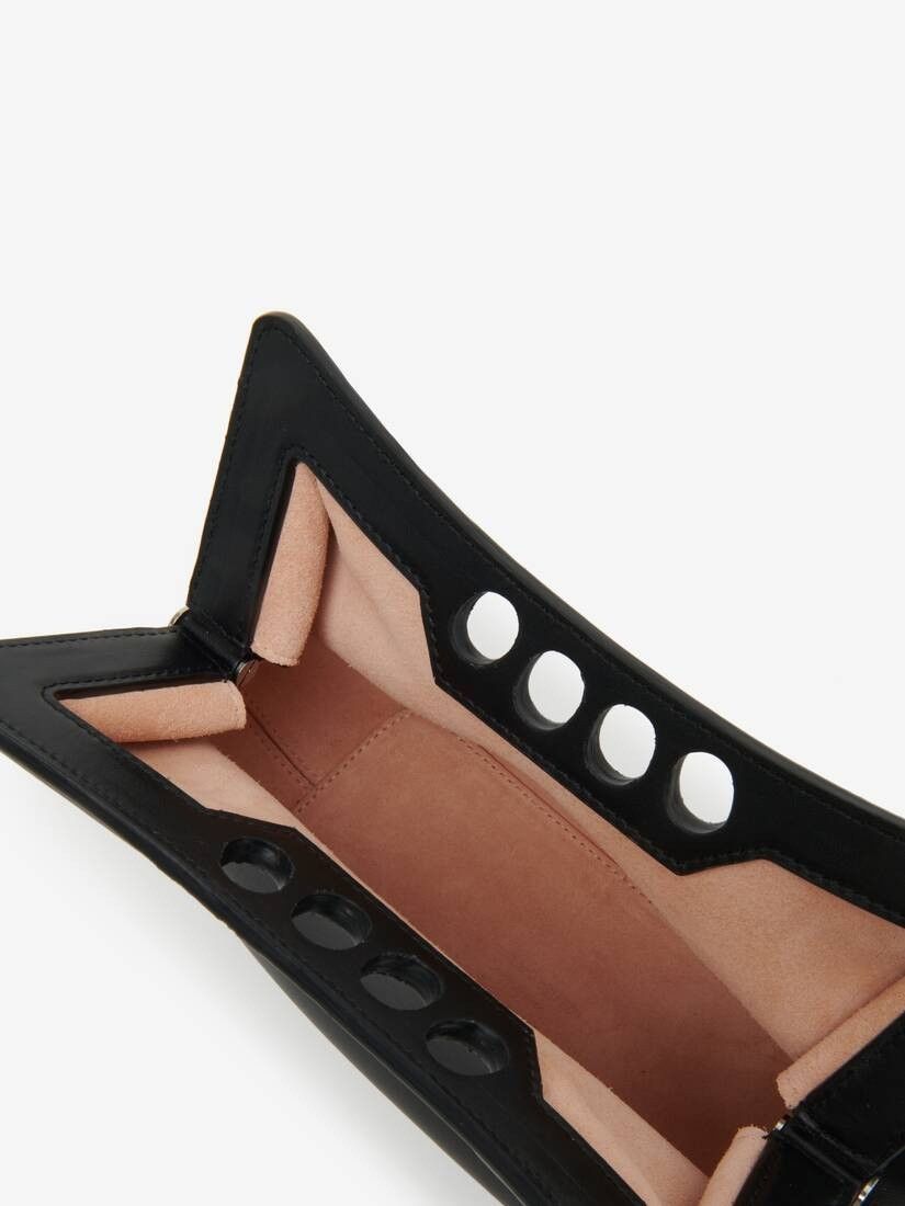 Alexander McQueen o1w1db10925 Size: OS/The Peak Bag Mini in Black Size ONE SIZE - 4 Thumbnail