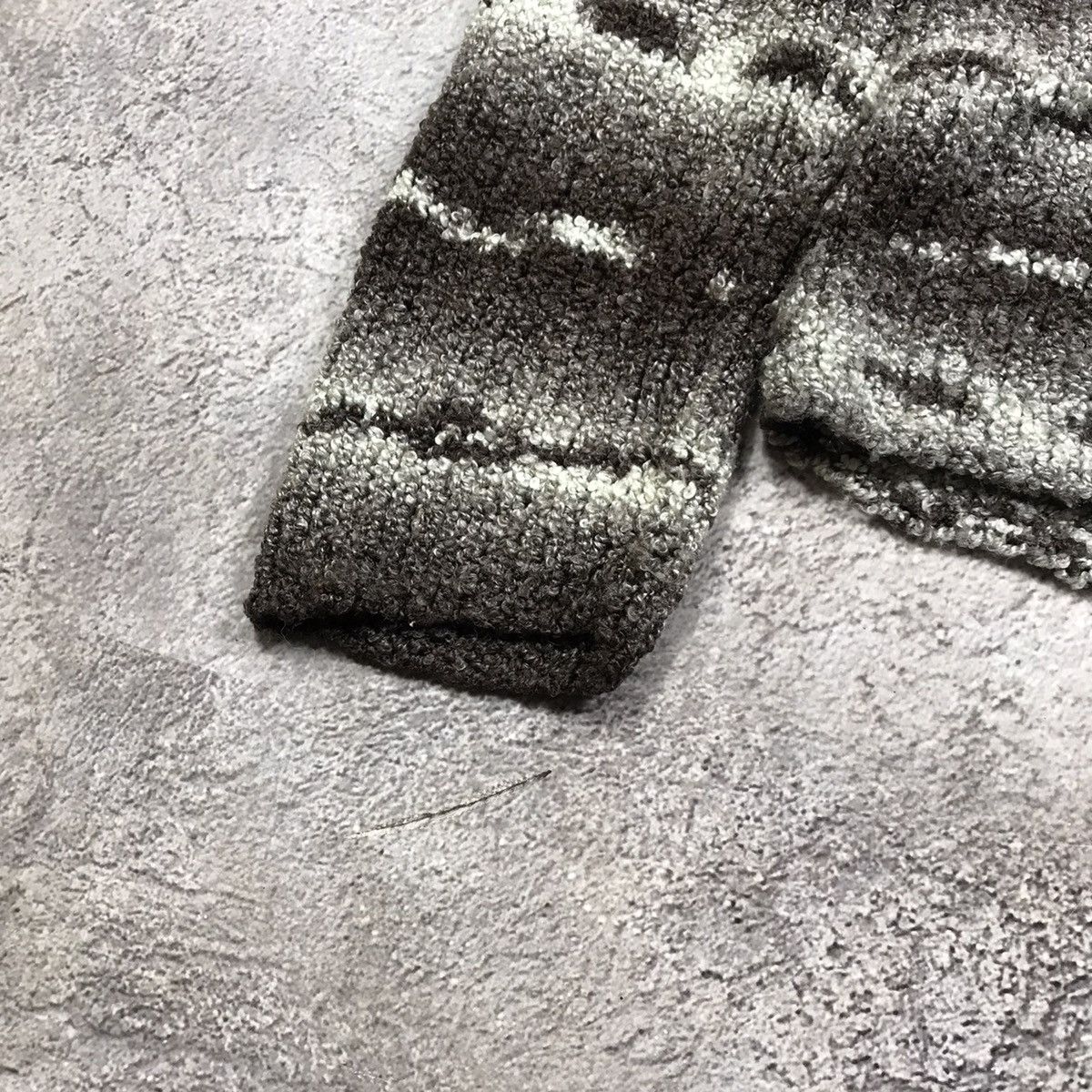 Vintage Vintage 90s Abstract Mohair Sweater Oversized Grunge Logo S Size S / US 4 / IT 40 - 4 Thumbnail
