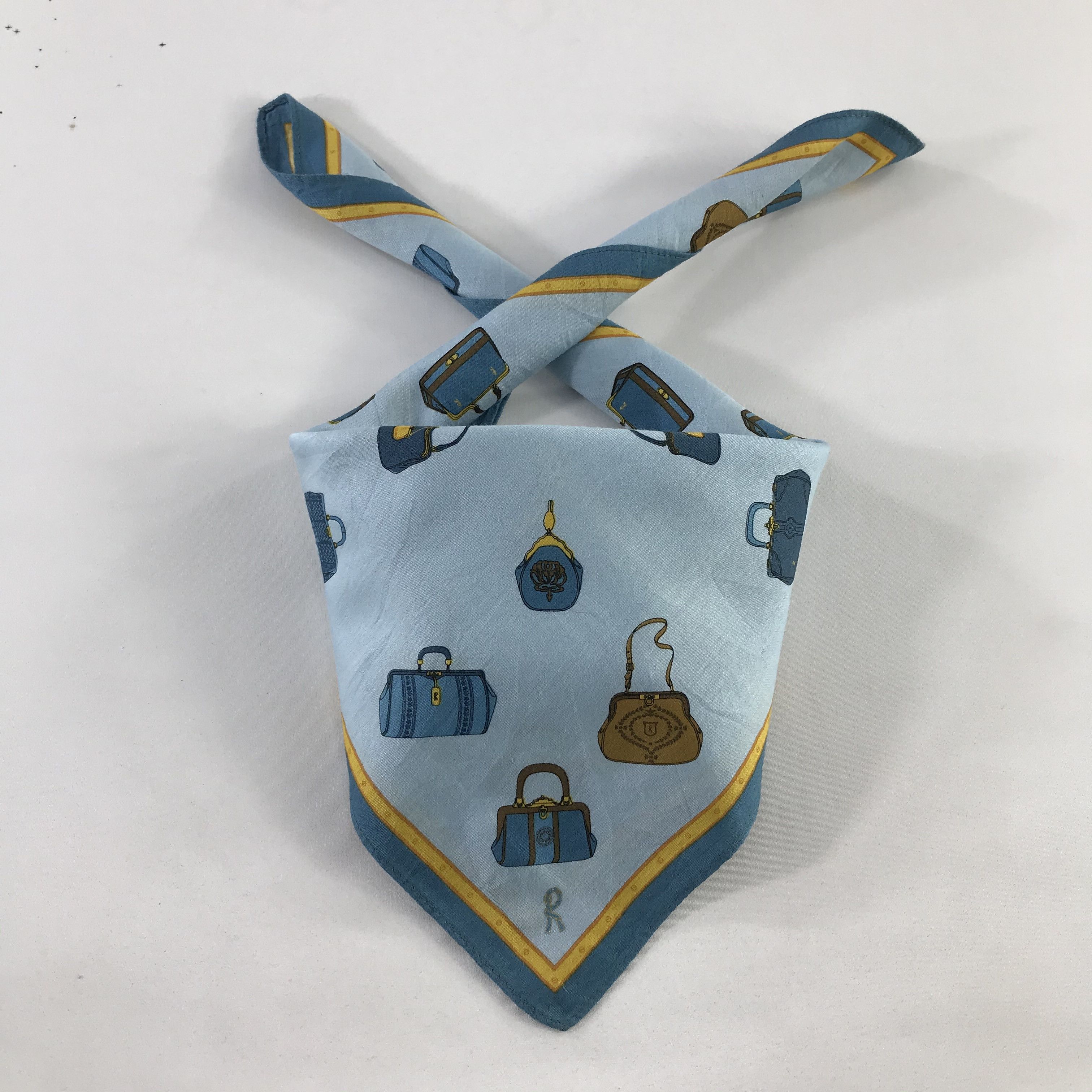 Roberta di Camerino × Vintage Roberta Di Camerino Bandana / Handkerchief/Neckerchief -S398 Size ONE SIZE - 3 Thumbnail