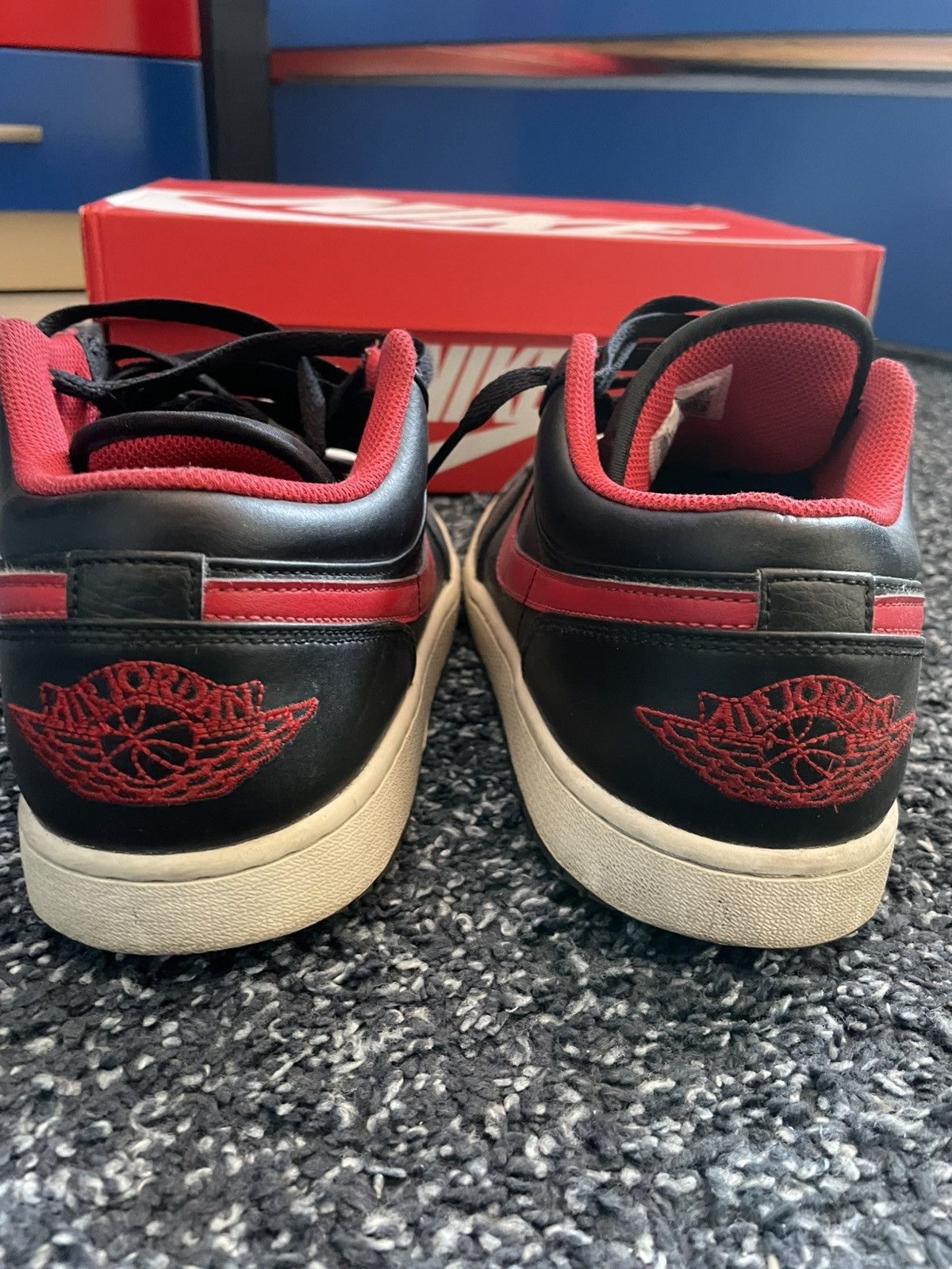 Jordan Brand × Nike JORDAN 1 LOW WHITE TOE Size US 11 / EU 44 - 3 Thumbnail