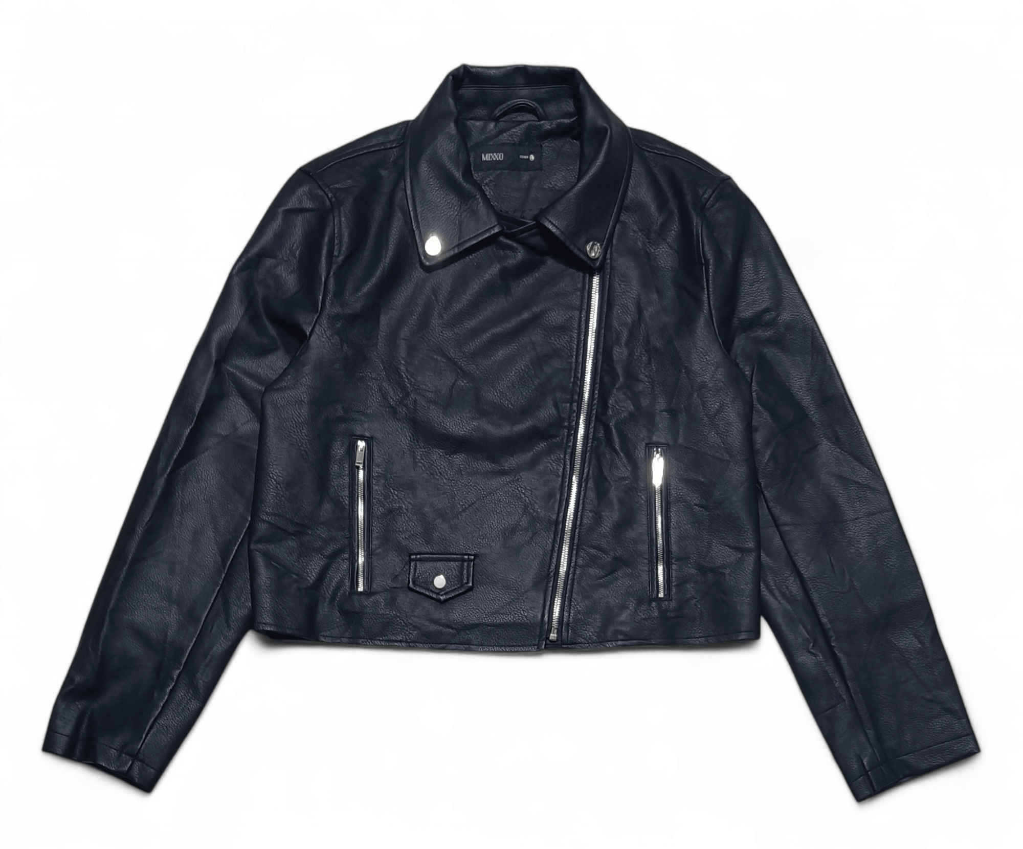 Vintage MIXXO Korean Brand KPOP Women's Ramones Faux Leather Jacket Size L / US 10 / IT 46 - 3 Thumbnail