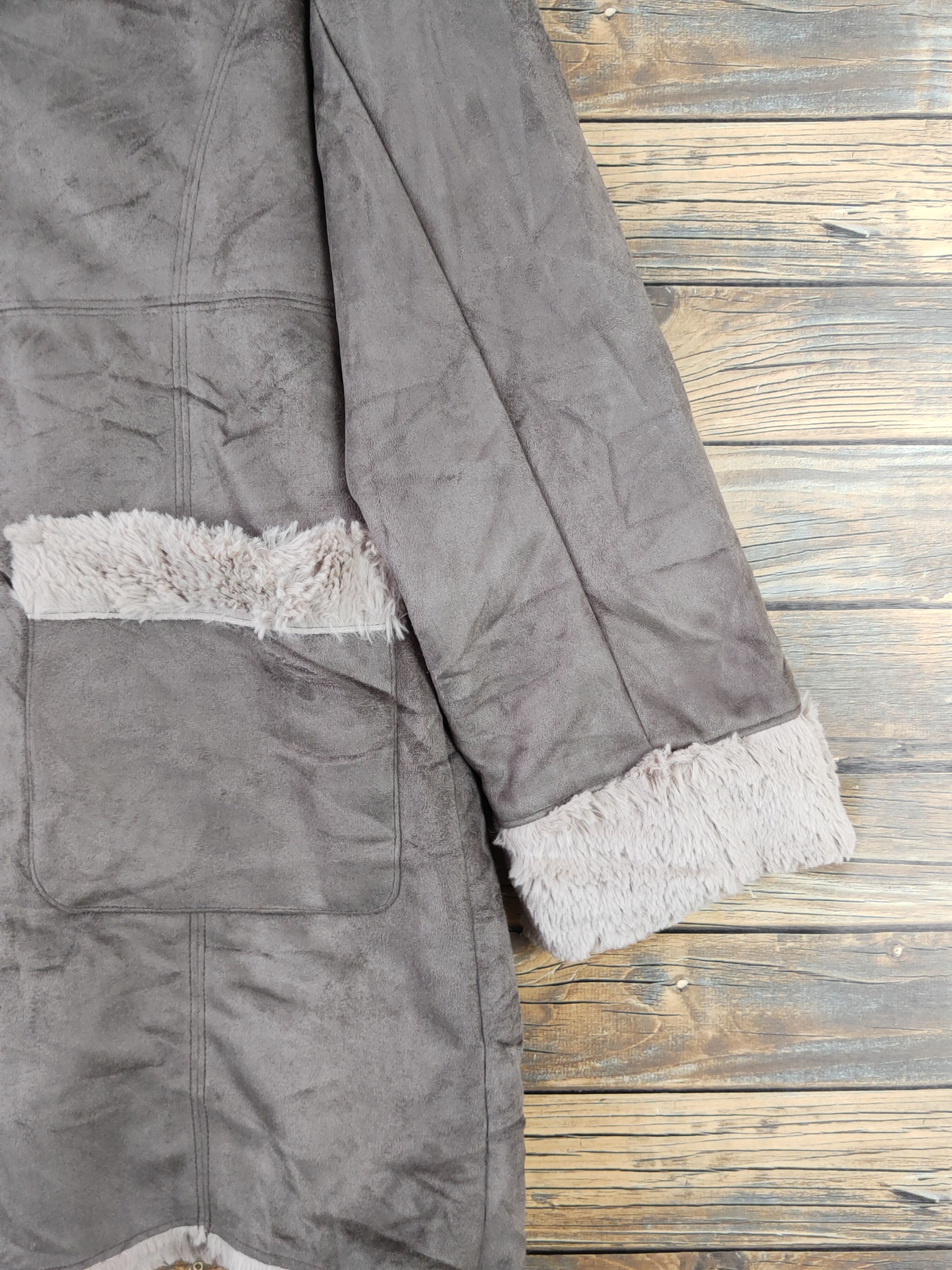 Japanese Brand × Vintage Vintage Faded 💥Belle Jeanne Dark Gray Hoodie Sweater Coats Size L / US 10 / IT 46 - 6 Thumbnail