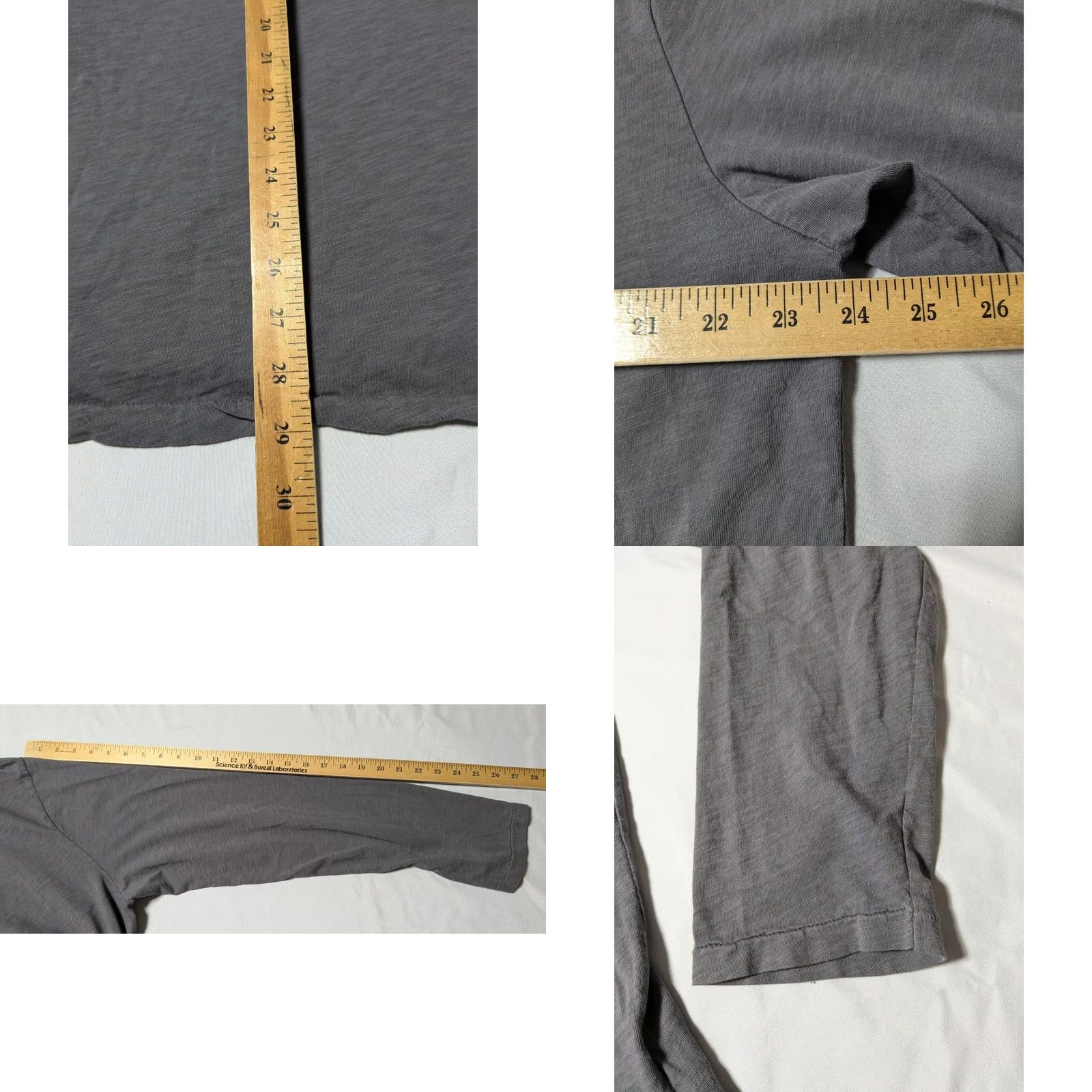 Lucky Brand LUCKY BRAND Men 2XL Gray Cotton Long Sleeve T-Shirt Size US XXL / EU 58 / 5 - 8 Thumbnail
