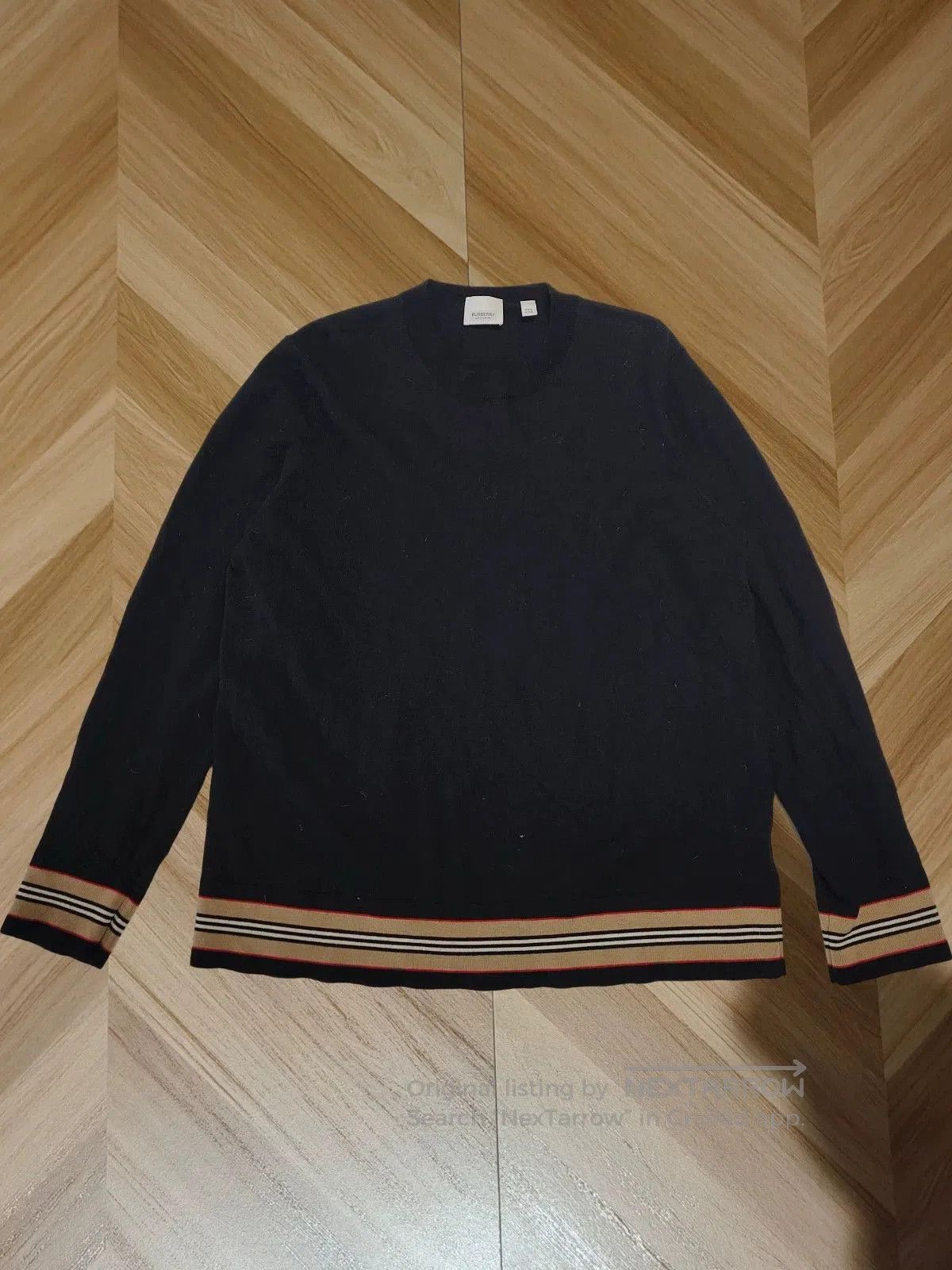 Burberry Burberry Wool Knit Sweater in XXL Size. Size US XXL / EU 58 / 5 - 1 Thumbnail