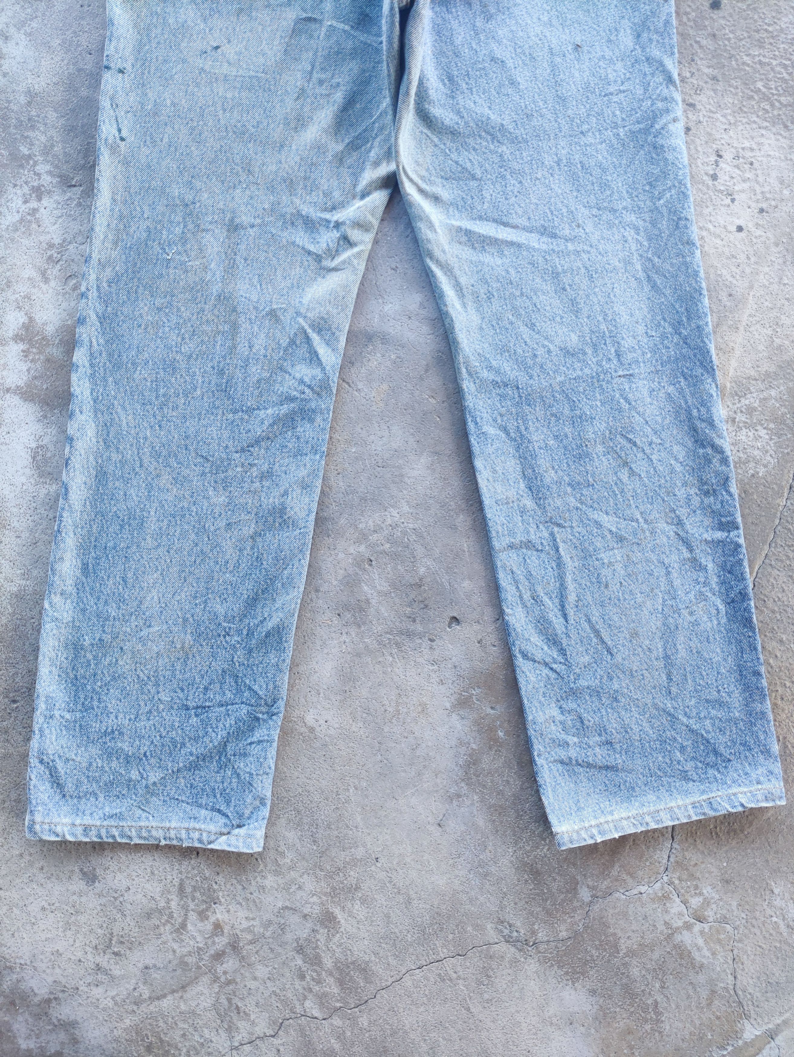 Lee Vintage Lee Brand Rusty Denim Distressed Faded Pants Size US 31 - 10 Thumbnail