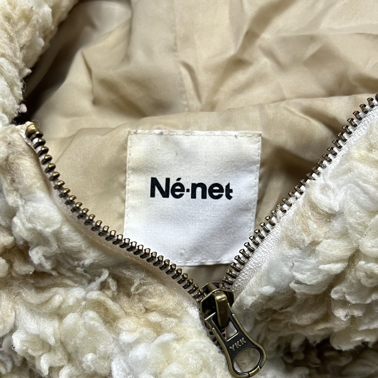 Ne-Net Ne Net Ear Bear Pattern Hoodie Zip Jacket Size US L / EU 52-54 / 3 - 5 Thumbnail