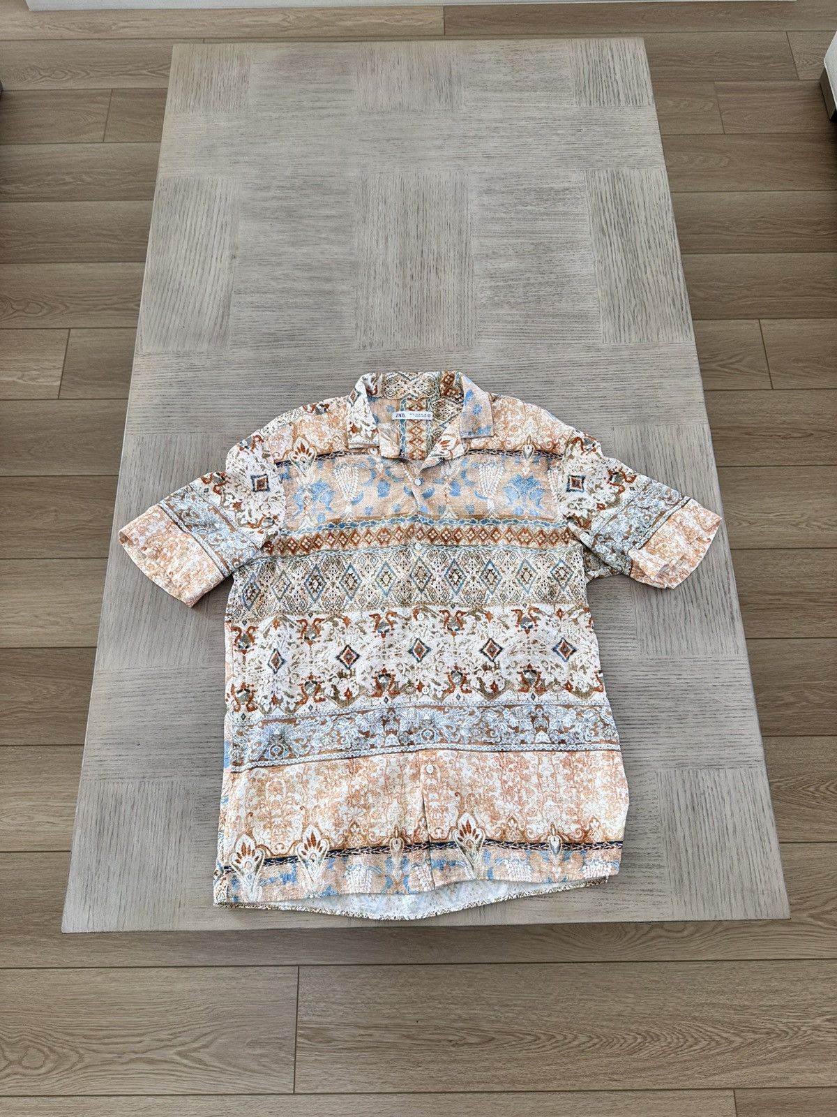 Zara Zara Camp Shirt Size US M / EU 48-50 / 2 - 1 Thumbnail