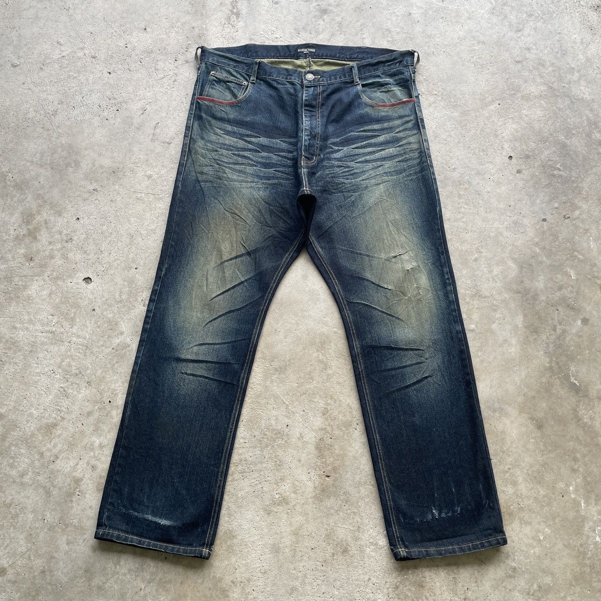 Vintage W42 Vintage Amore Puro American Rusty Distressed Jeans Pants Size US 42 / EU 58 - 1 Thumbnail