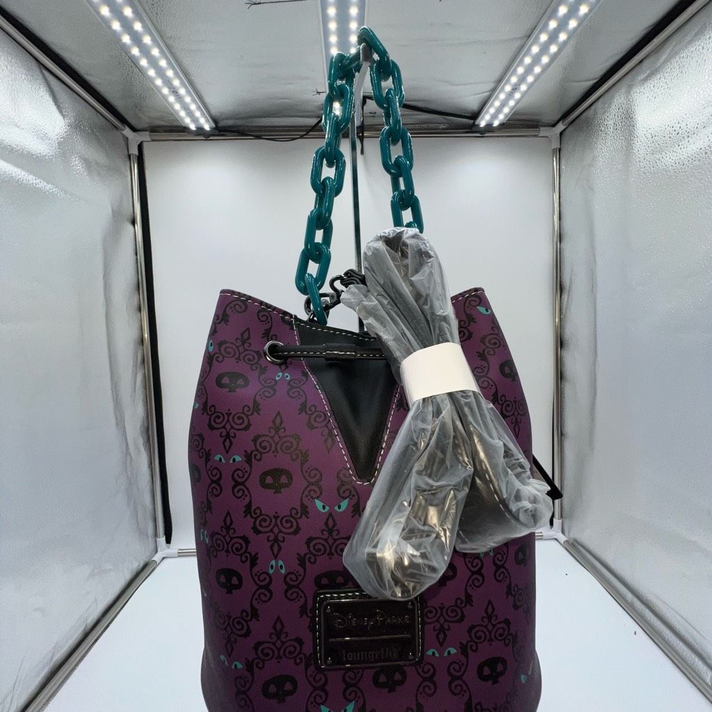 Disney Disney Parks Glow Haunted Mansion Loungefly Bucket Crossbody Bag New With Tag Size ONE SIZE - 2 Thumbnail