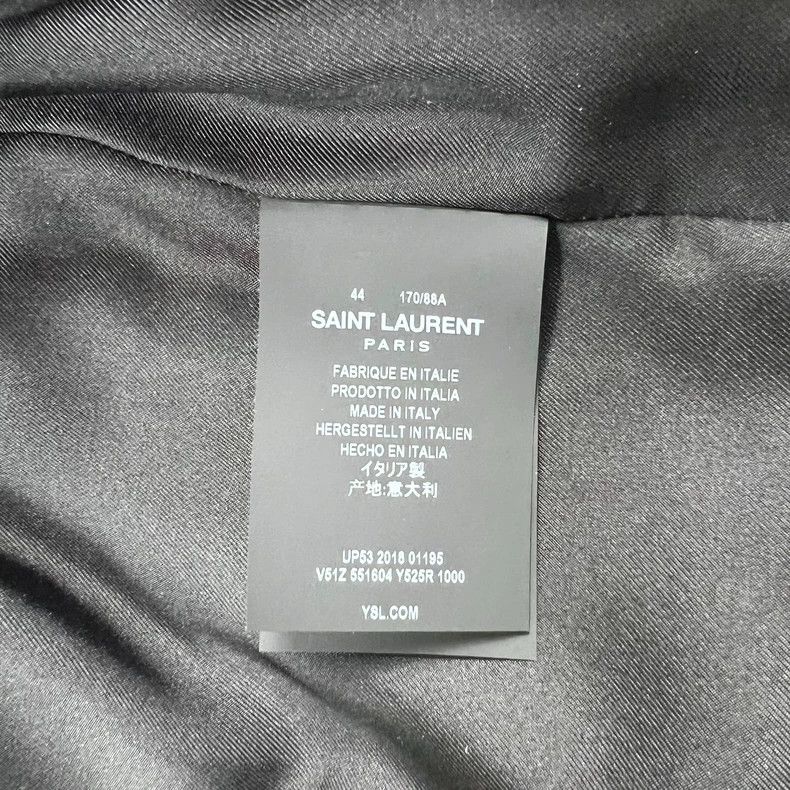 Saint Laurent Paris saint laurent paris19ss mirrored jukebox velour jacket 2503 Size US S / EU 44-46 / 1 - 4 Thumbnail