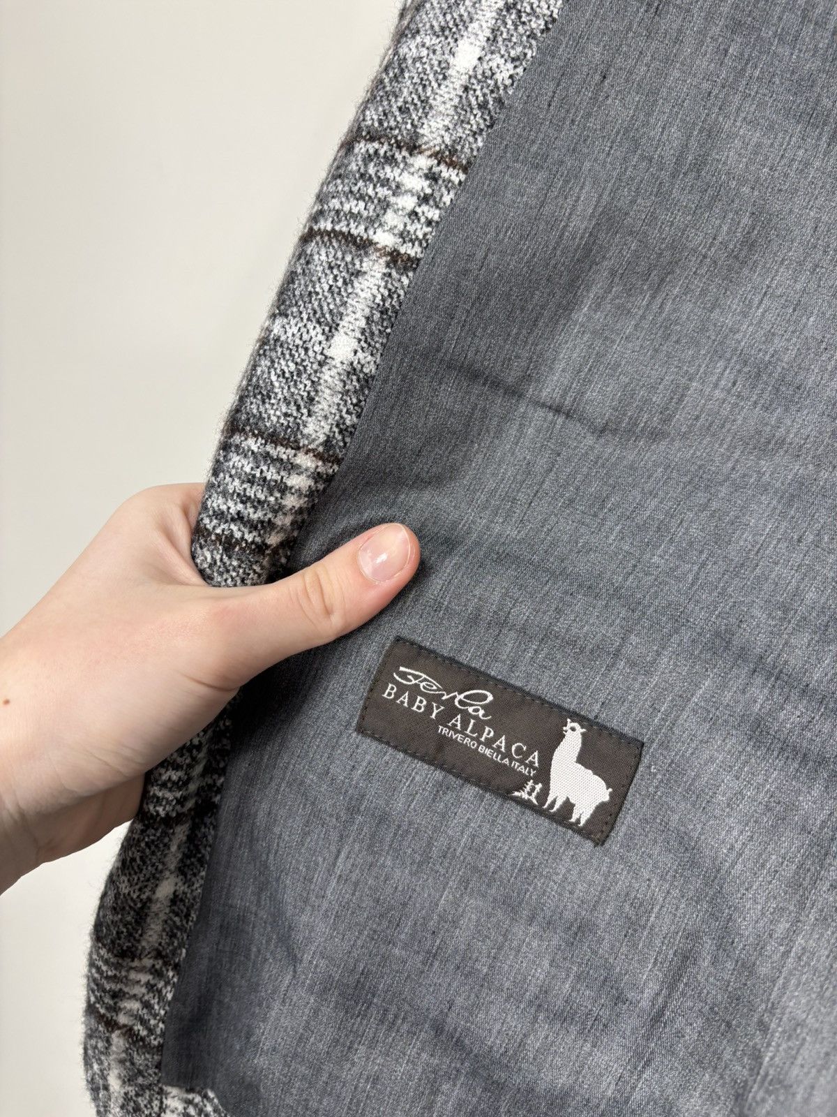 Suitsupply Suitsupply Veneto NEW Men’s Grey Check Alpaca Waistcoat Vest Size 38R - 14 Thumbnail