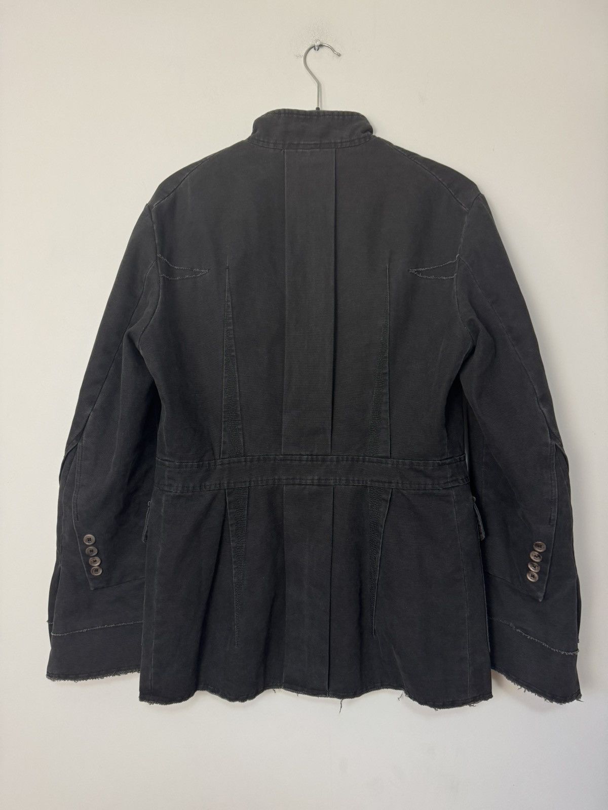 John Galliano Archive John Galliano Black Light Cotton Military Jacket Size US M / EU 48-50 / 2 - 15 Thumbnail