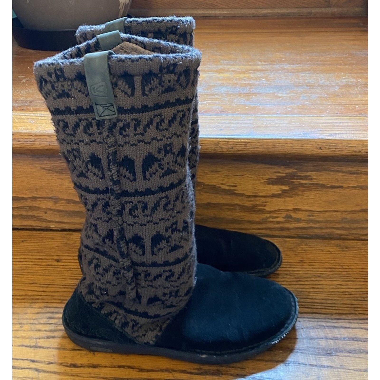 KEEN KEEN Tall Knit Brown Boots Women’s 6.5 Winter Shoes Size US 6.5 / IT 36.5 - 4 Thumbnail