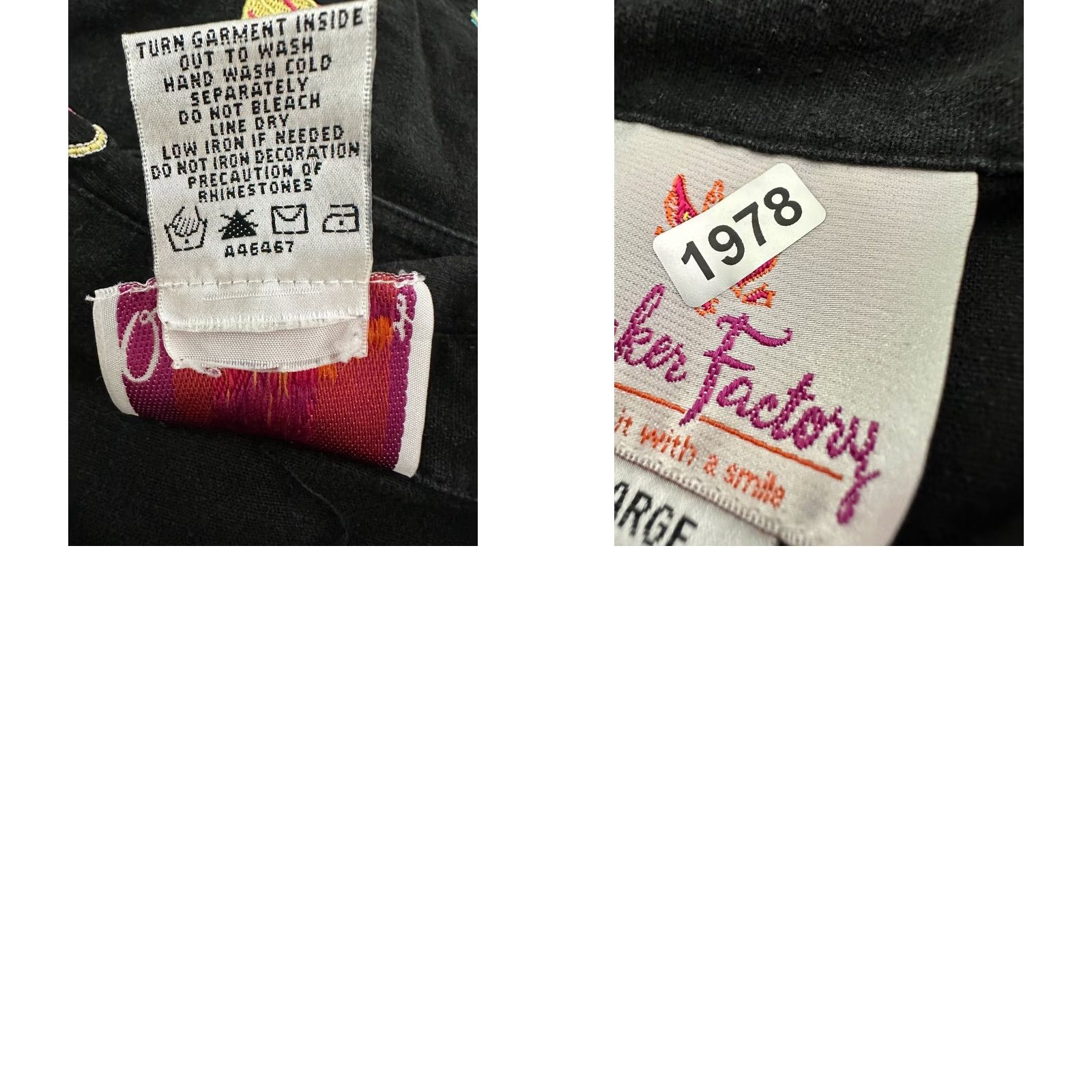 Quacker Factory Quacker Factory Embroidered Jacket XL Full Zip Novelty Y2K Cyber Shopping Bags Size XL / US 12-14 / IT 48-50 - 9 Thumbnail
