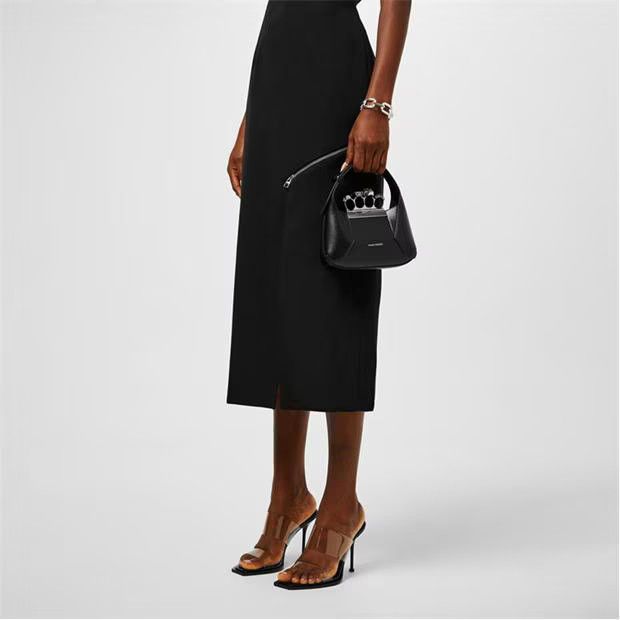 Alexander McQueen o1g2r1mq0824 Plexi Mule in Black Size US 10 / IT 40 - 5 Thumbnail