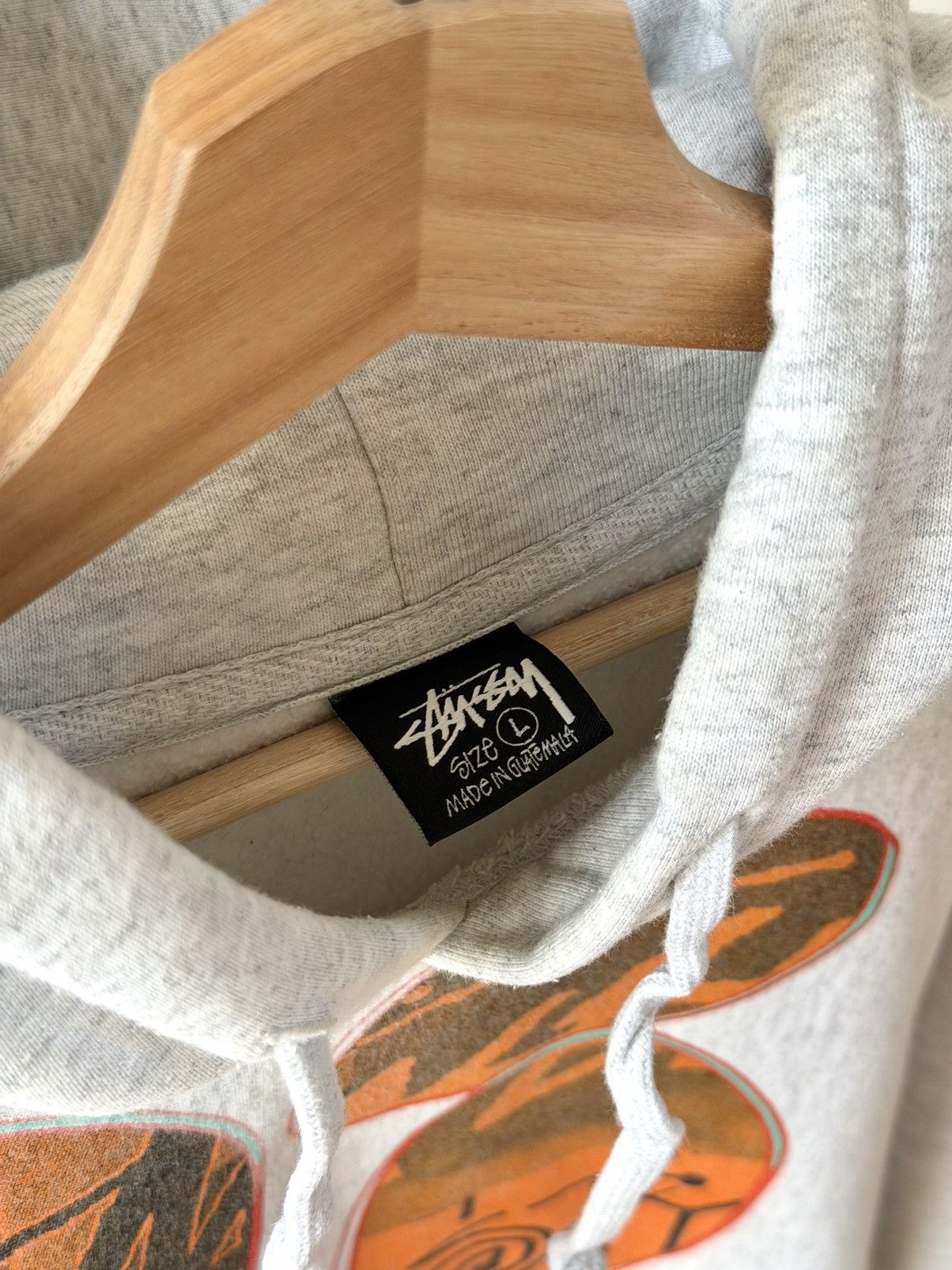 Stussy Stüssy David Carson Vespa Hoodie Ash Heather L Size US L / EU 52-54 / 3 - 4 Thumbnail