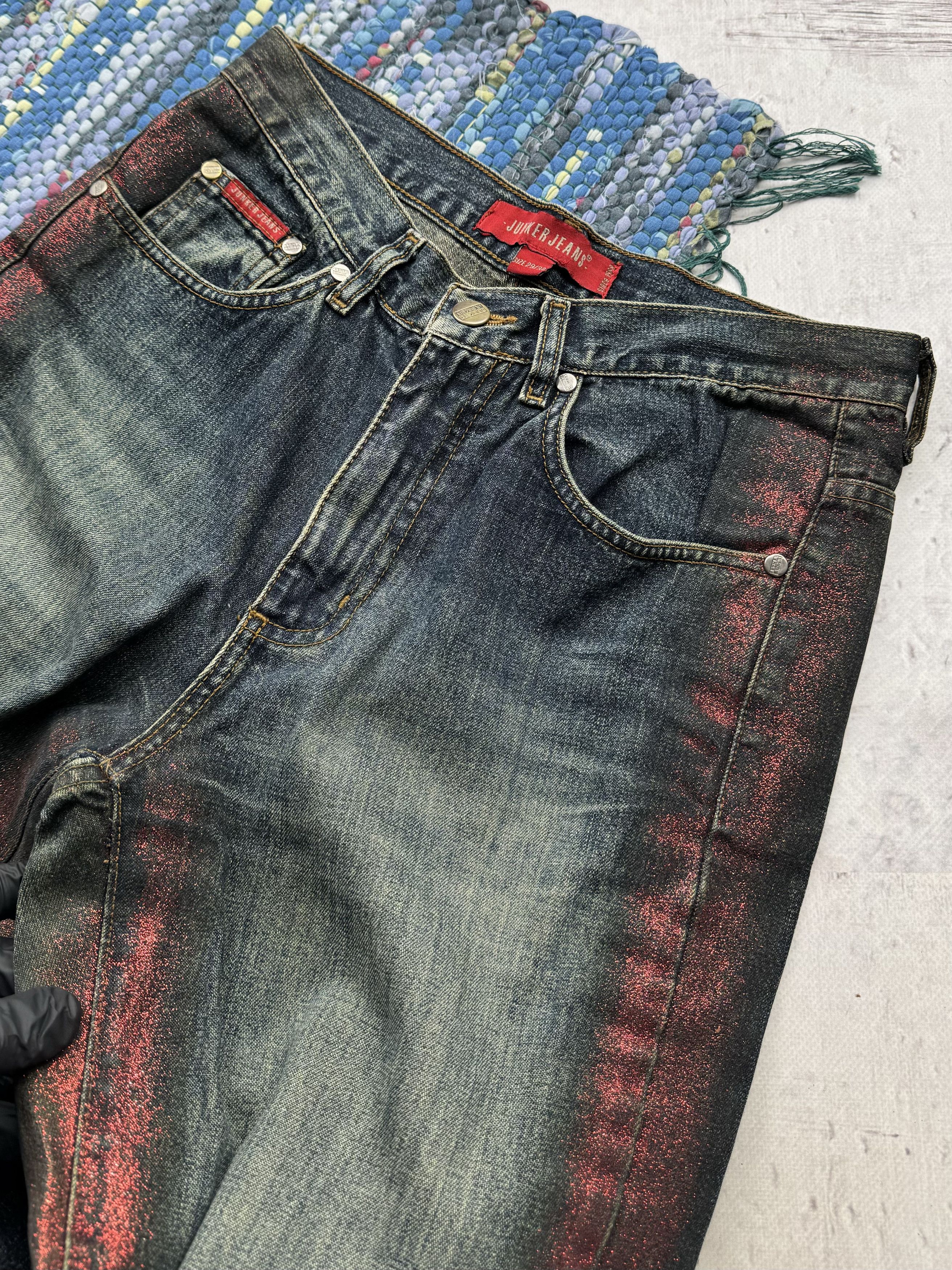 Vintage Vintage Faded Flared Jeans A224(551) Size 29" - 4 Thumbnail