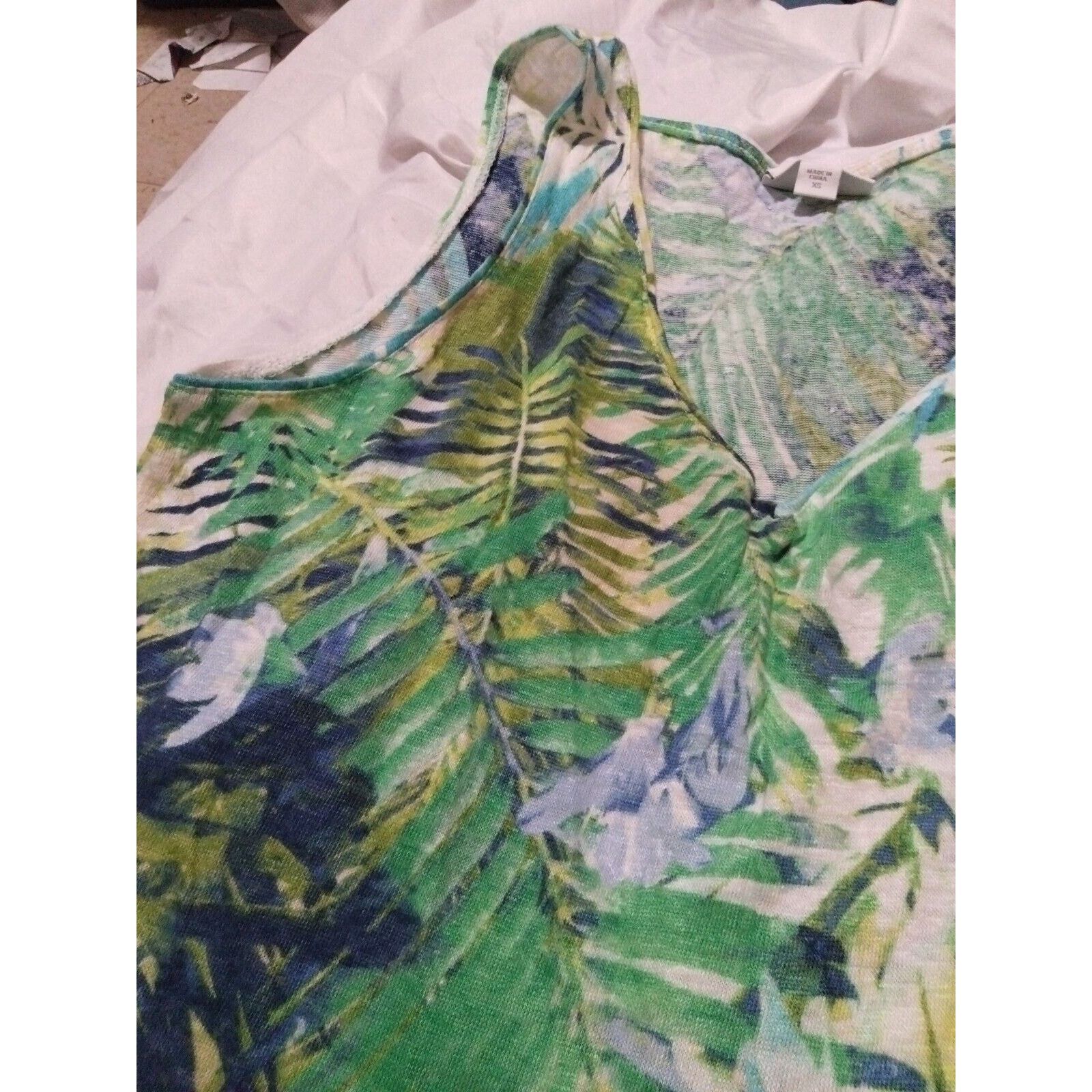 Other J Jill Love Linen Sleeveless Palm Leaf Sleeveless Linen XS Size XS / US 0-2 / IT 36-38 - 3 Thumbnail