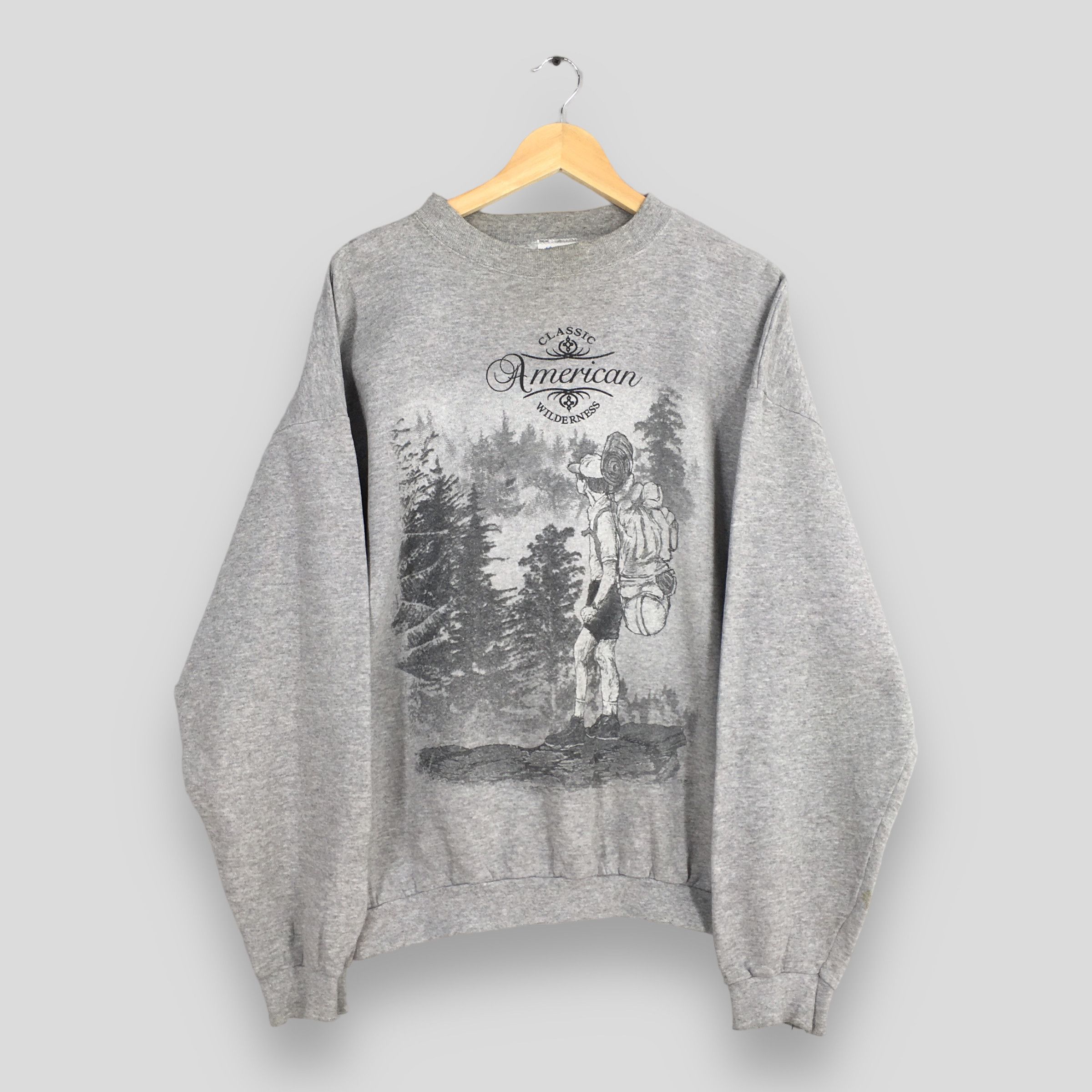 Habitat × Logo Athletic × Vintage Vintage American Wilderness Deer Sweatshirt XLarge Size US XL / EU 56 / 4 - 1 Thumbnail