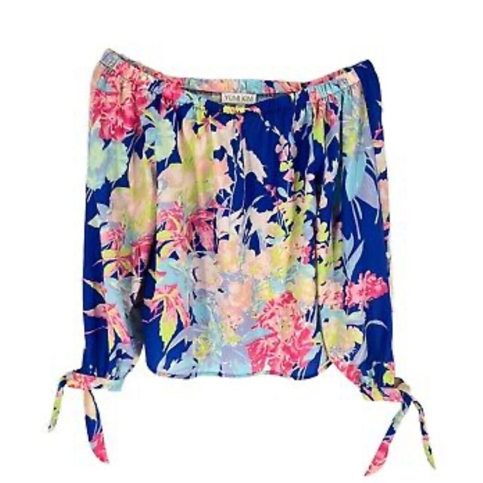 & Other Stories Yumi Kim Size S Tropic Blouse Off Shoulder Tie A001783 Size S / US 4 / IT 40 - 1 Thumbnail