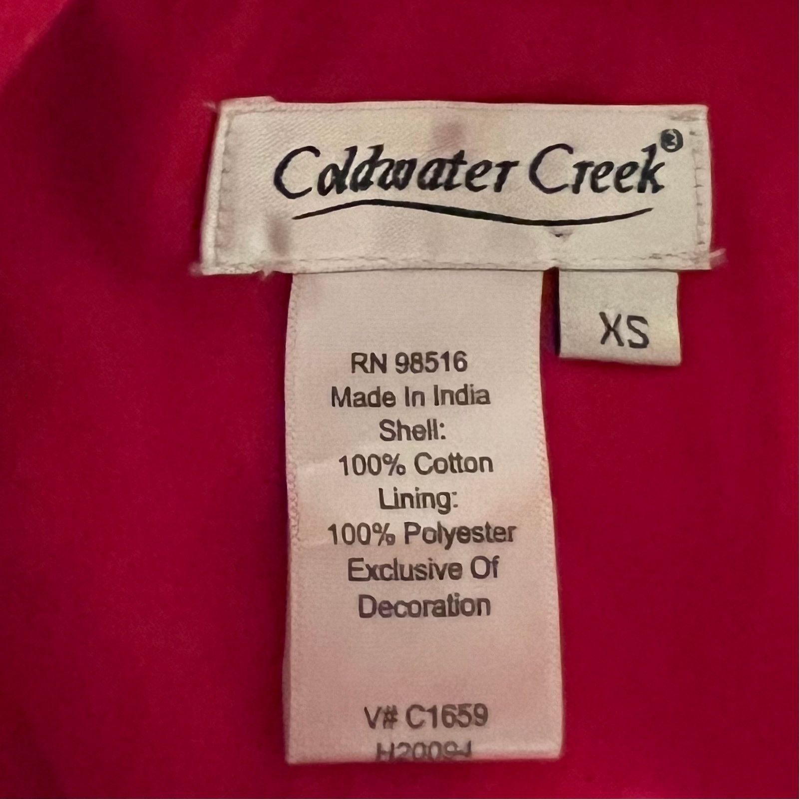 Coldwater Creek Vintage Coldwater Creek Red Embroidered Beaded Jacket XS Size XS / US 0-2 / IT 36-38 - 11 Thumbnail