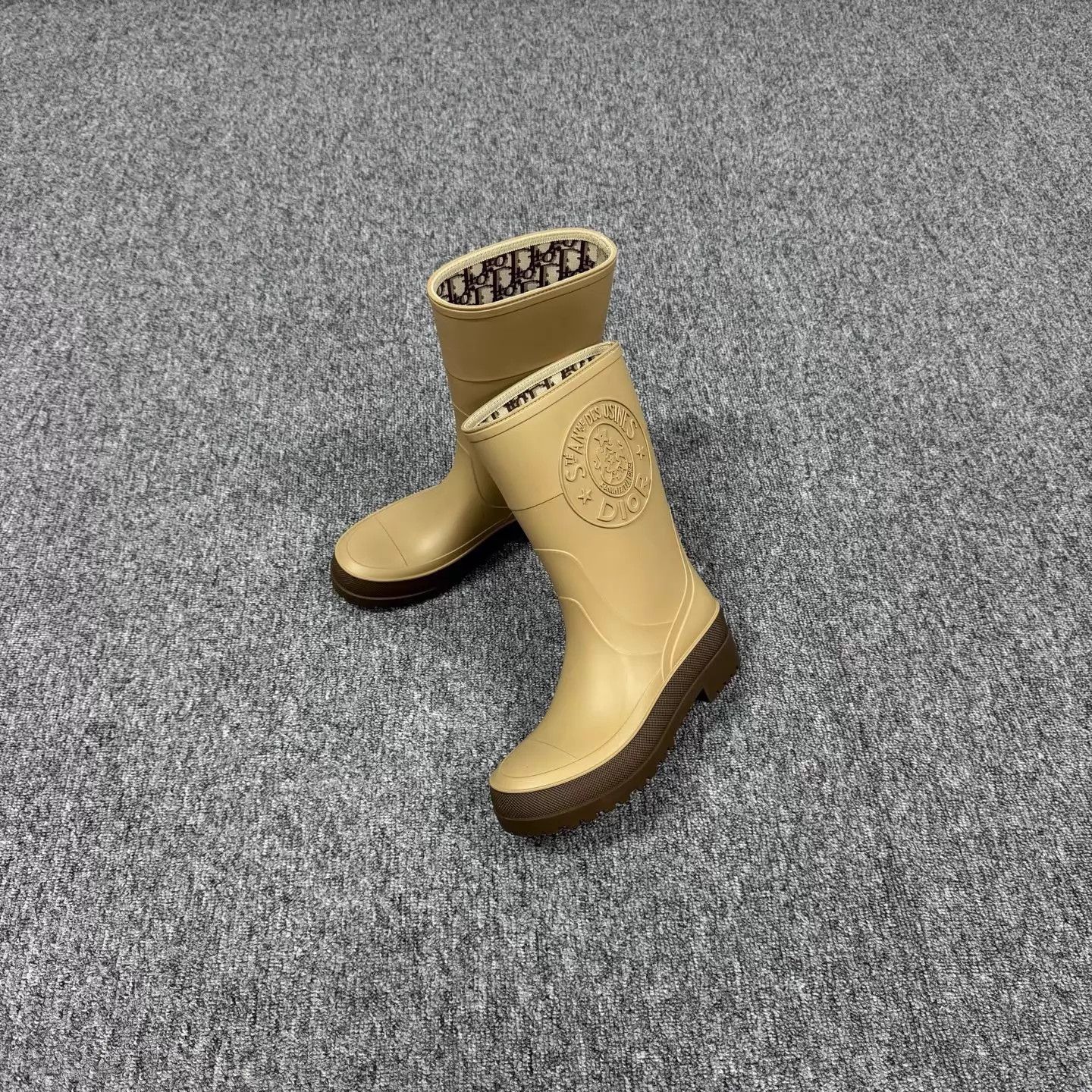 Dior Dior Beige 3D Full Print Lining Mid-Calf 37 99 New Size US 6.5 / IT 36.5 - 2 Thumbnail
