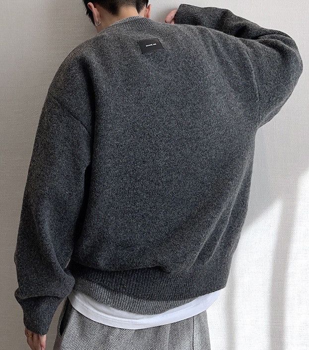 Japanese Brand × Vintage Cleanfit retro punk double layer effect sweater knitwear Size US M / EU 48-50 / 2 - 6 Thumbnail