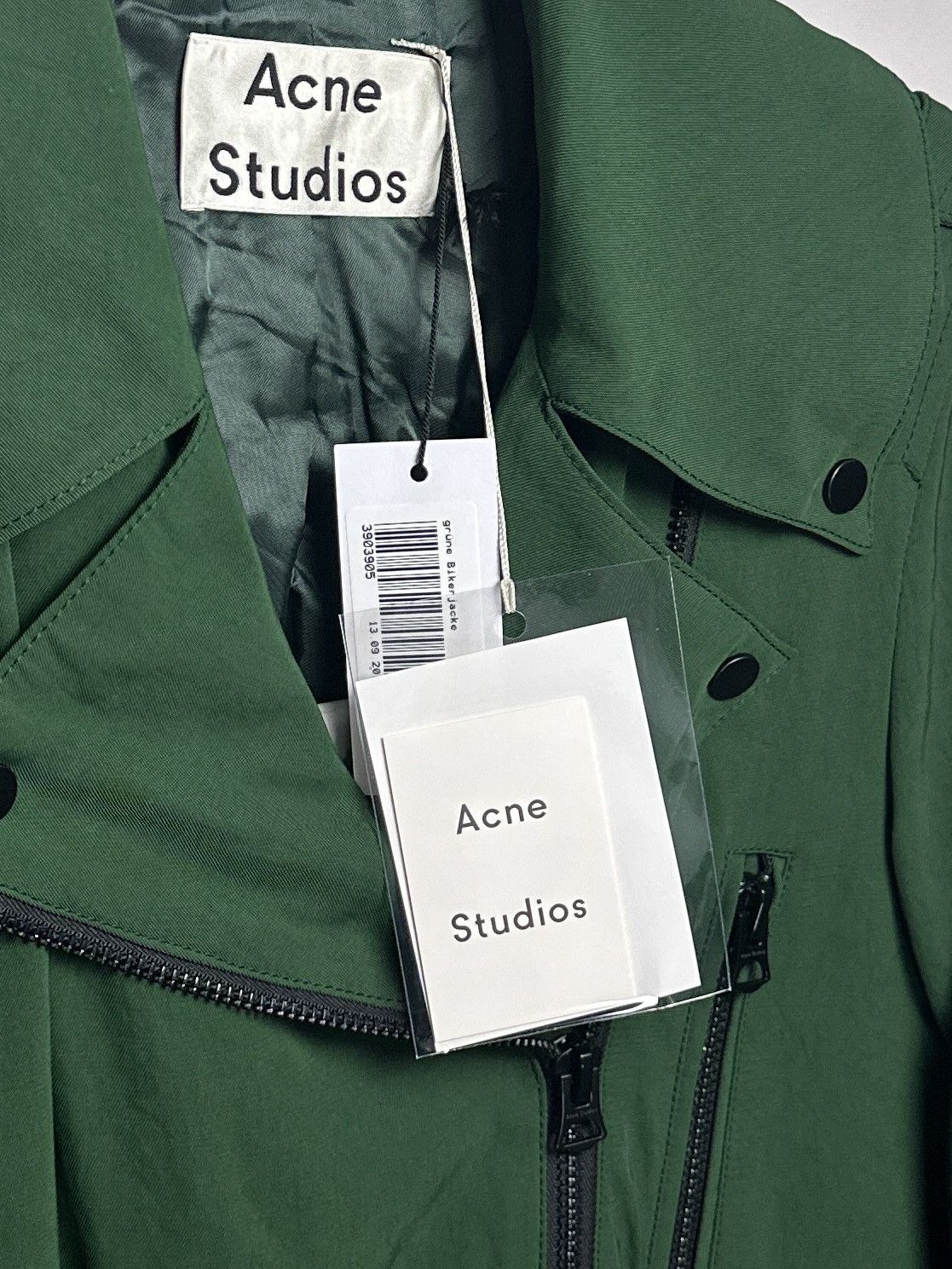Acne Studios Acne Studios Lilja Belted Twill Biker Jacket PSS17 Size 34 Size S / US 4 / IT 40 - 6 Thumbnail