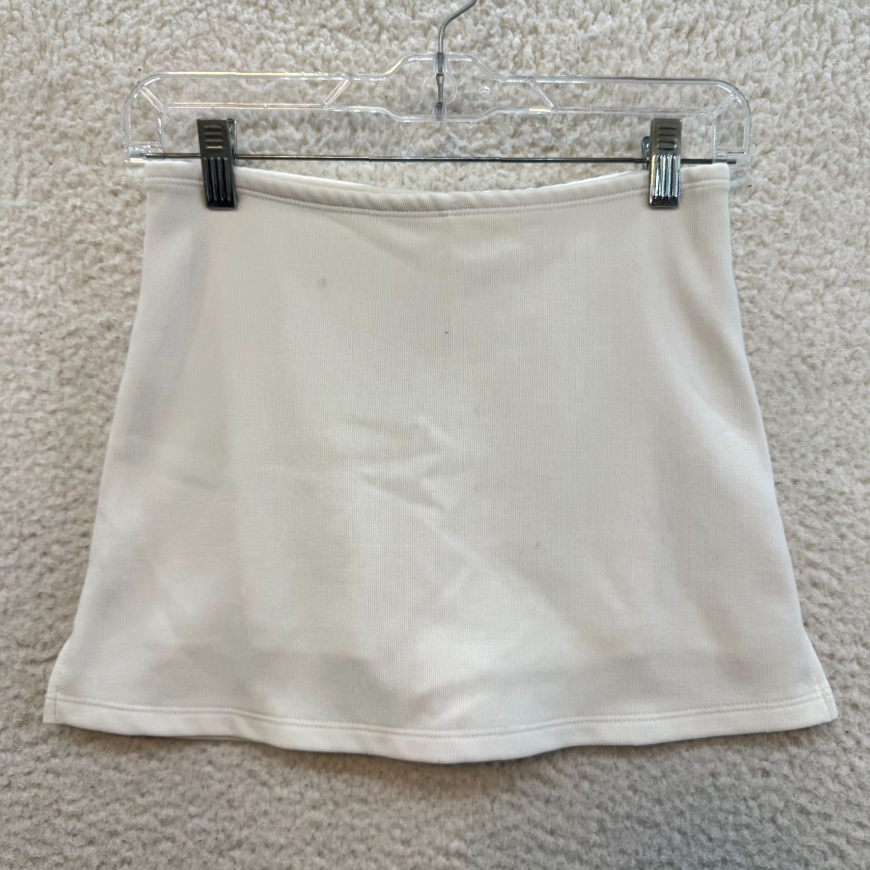 Vintage VINTAGE Y2K White Mini Skirt XS Womens 1990s Sporty Athletic Tennis Preppy Div ine Size 26" / US 2 / IT 38 - 2 Thumbnail