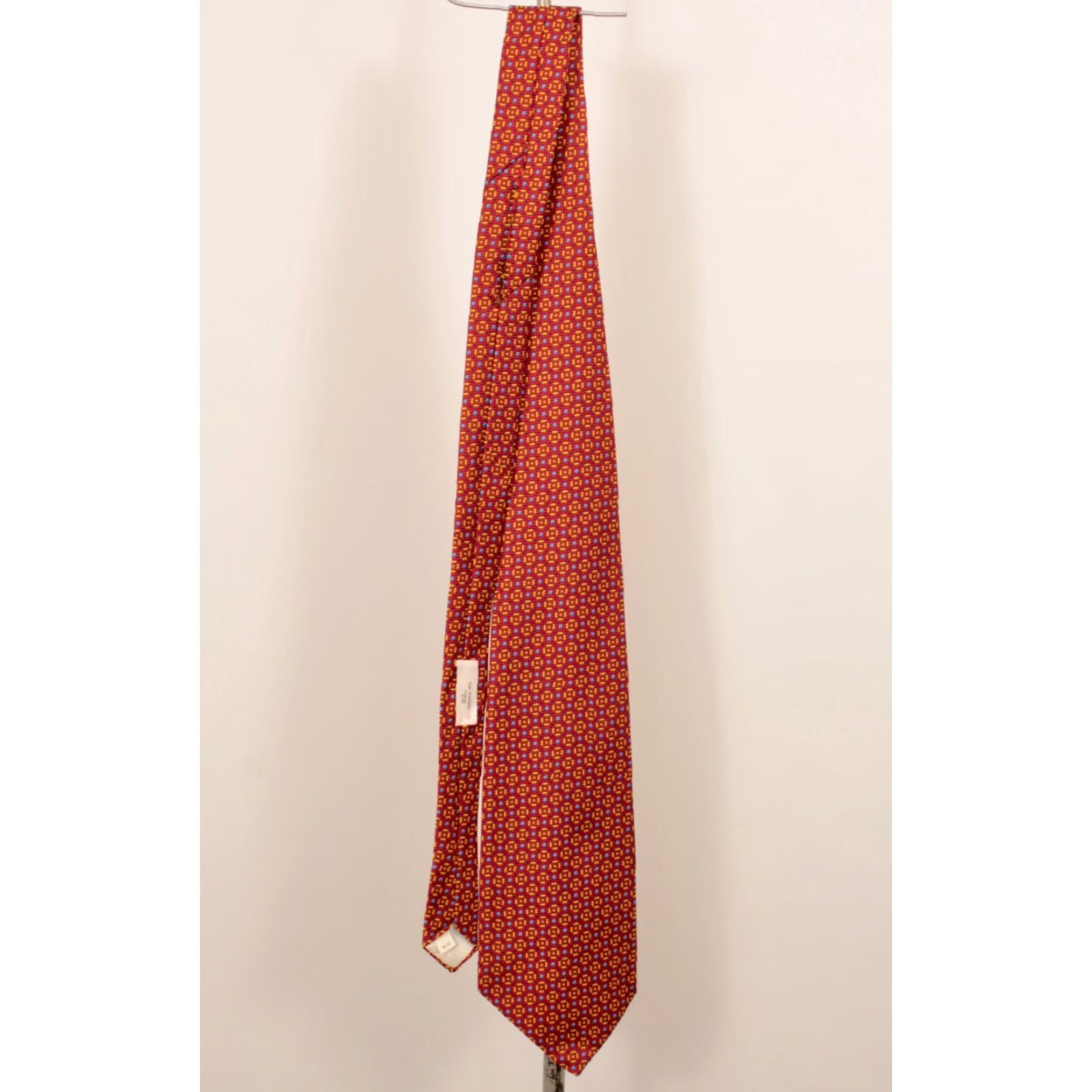 Vintage VINTAGE Quiana NYLON 70s Tie Mens Neck Tie Red Abstract 70s Size ONE SIZE - 7 Thumbnail