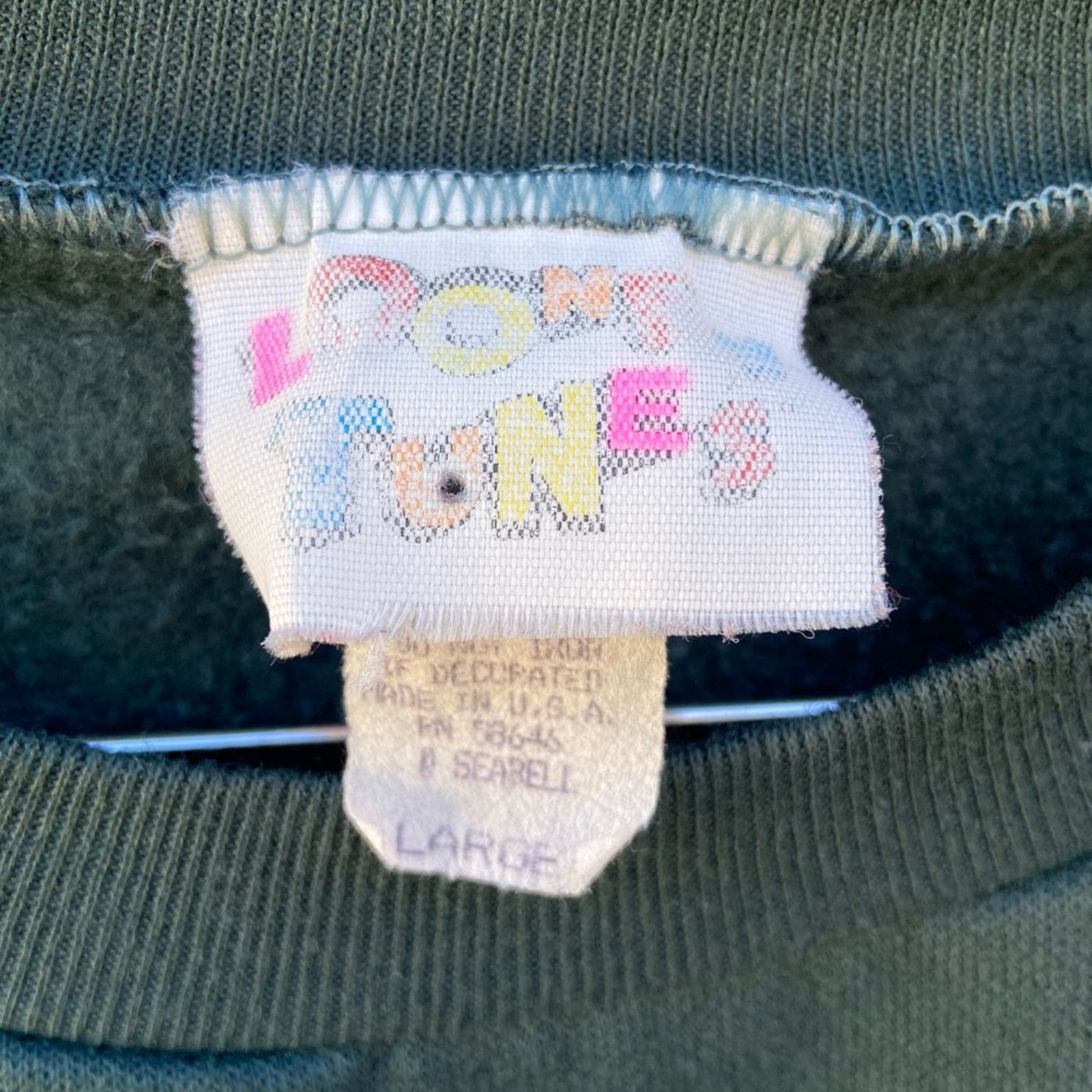 Vintage Vintage 90s Looney Tunes Sweatshirt Size L / US 10 / IT 46 - 6 Thumbnail
