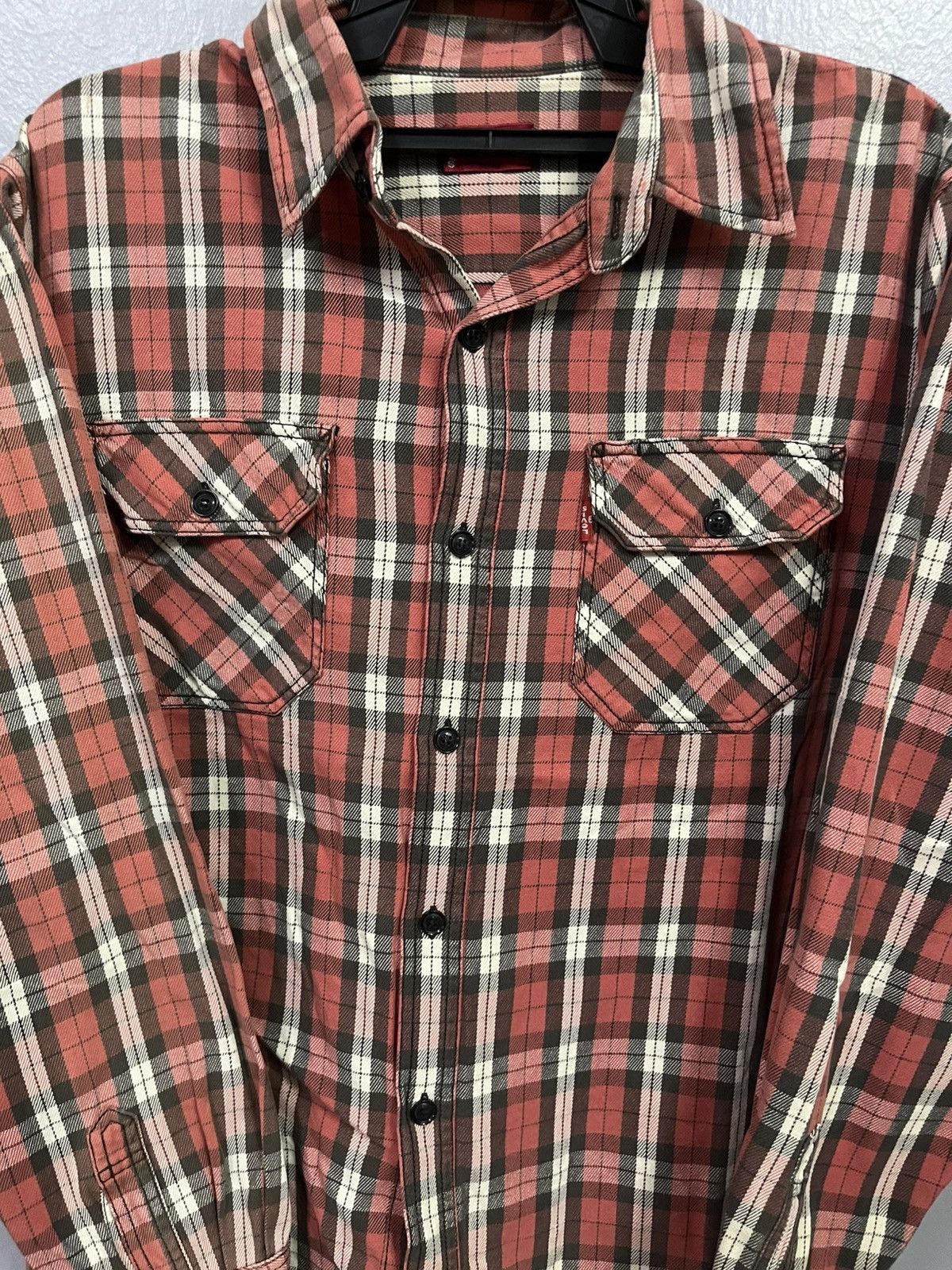 Vintage Vintage Levis Flannel Long Sleeve Size US L / EU 52-54 / 3 - 2 Thumbnail