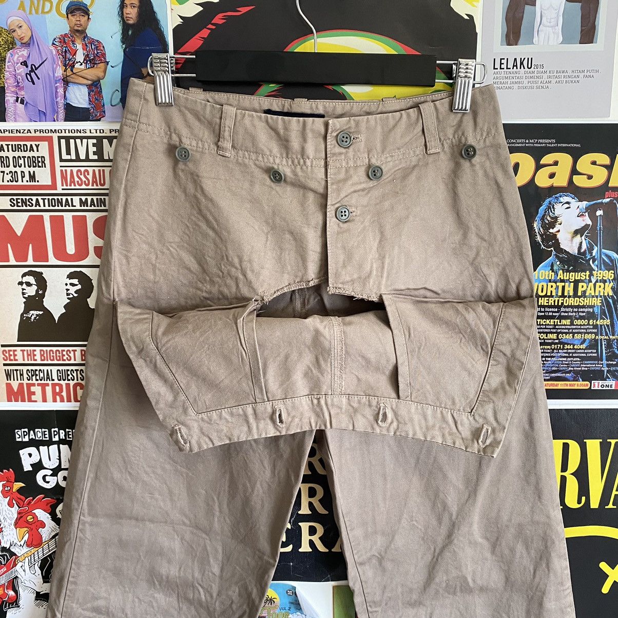 Vintage Vintage Marine Francaise Rare Style Chinos Pants Size US 29 - 4 Thumbnail