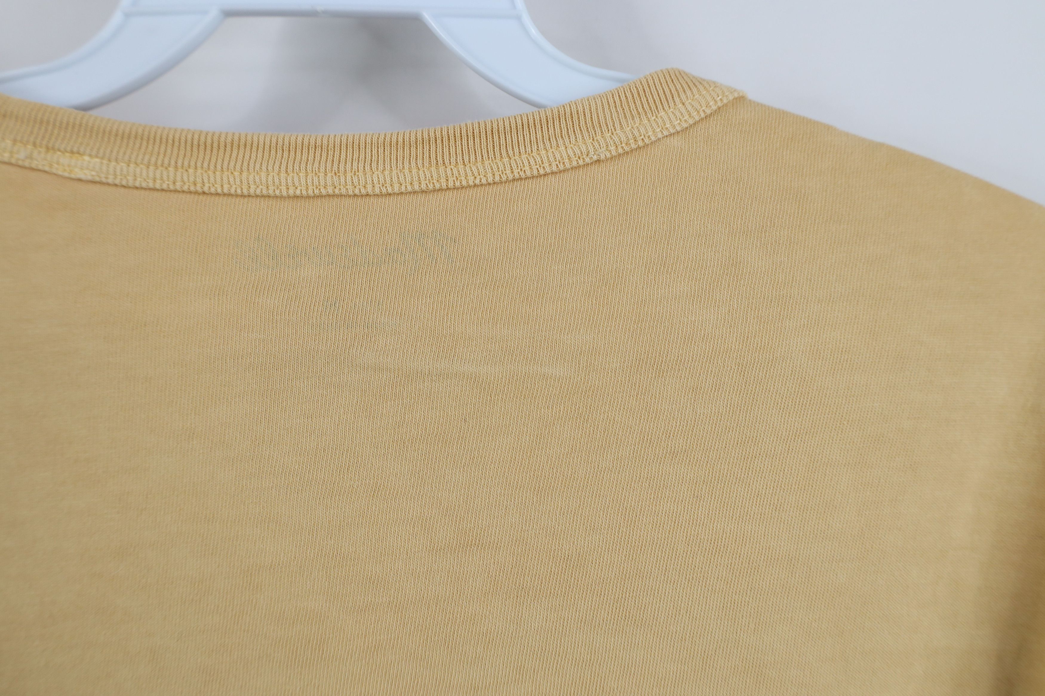 Madewell Madewell All Day Blank Short Sleeve T-Shirt Yellow Cotton Size US M / EU 48-50 / 2 - 8 Thumbnail