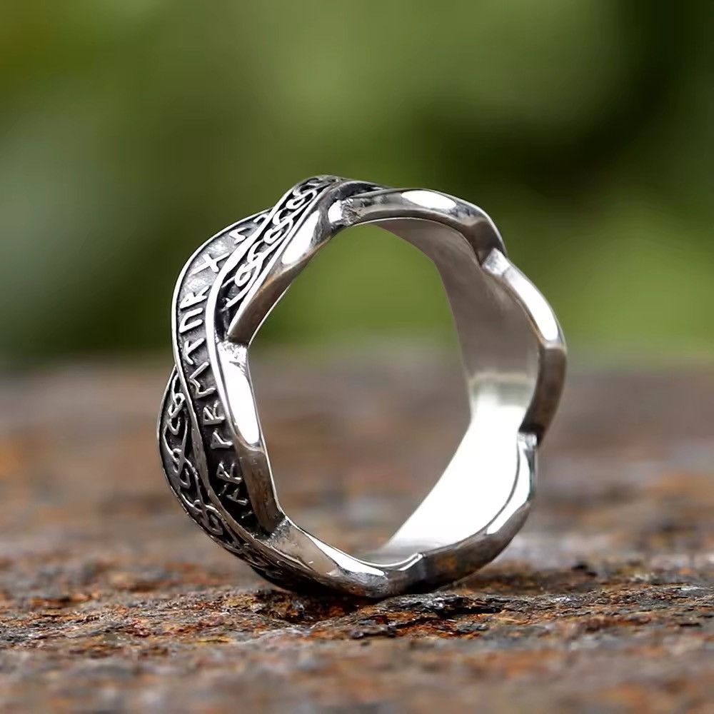 Other Nordic Celtic Runes Ring (size 7-13) Size ONE SIZE - 1 Thumbnail