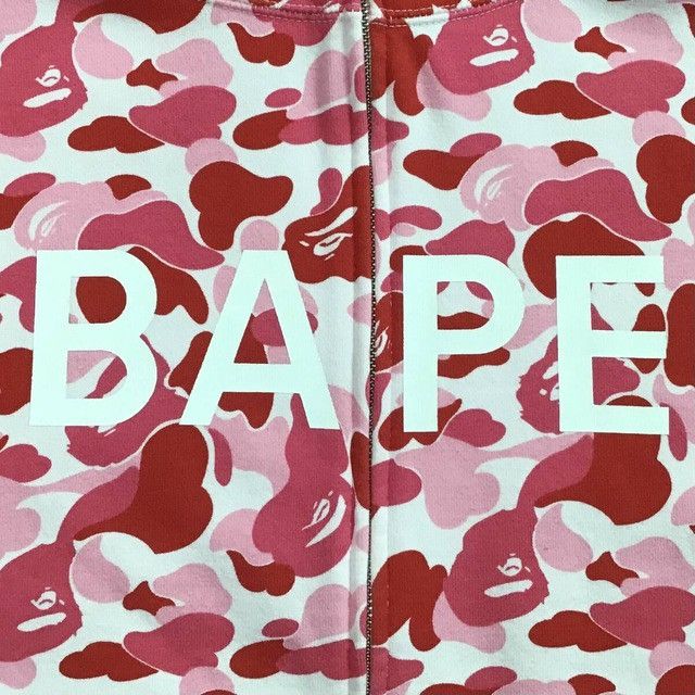Bape BAPE LOGO ABC camo pink full zip hoodie a bathing ape Size US L / EU 52-54 / 3 - 2 Thumbnail