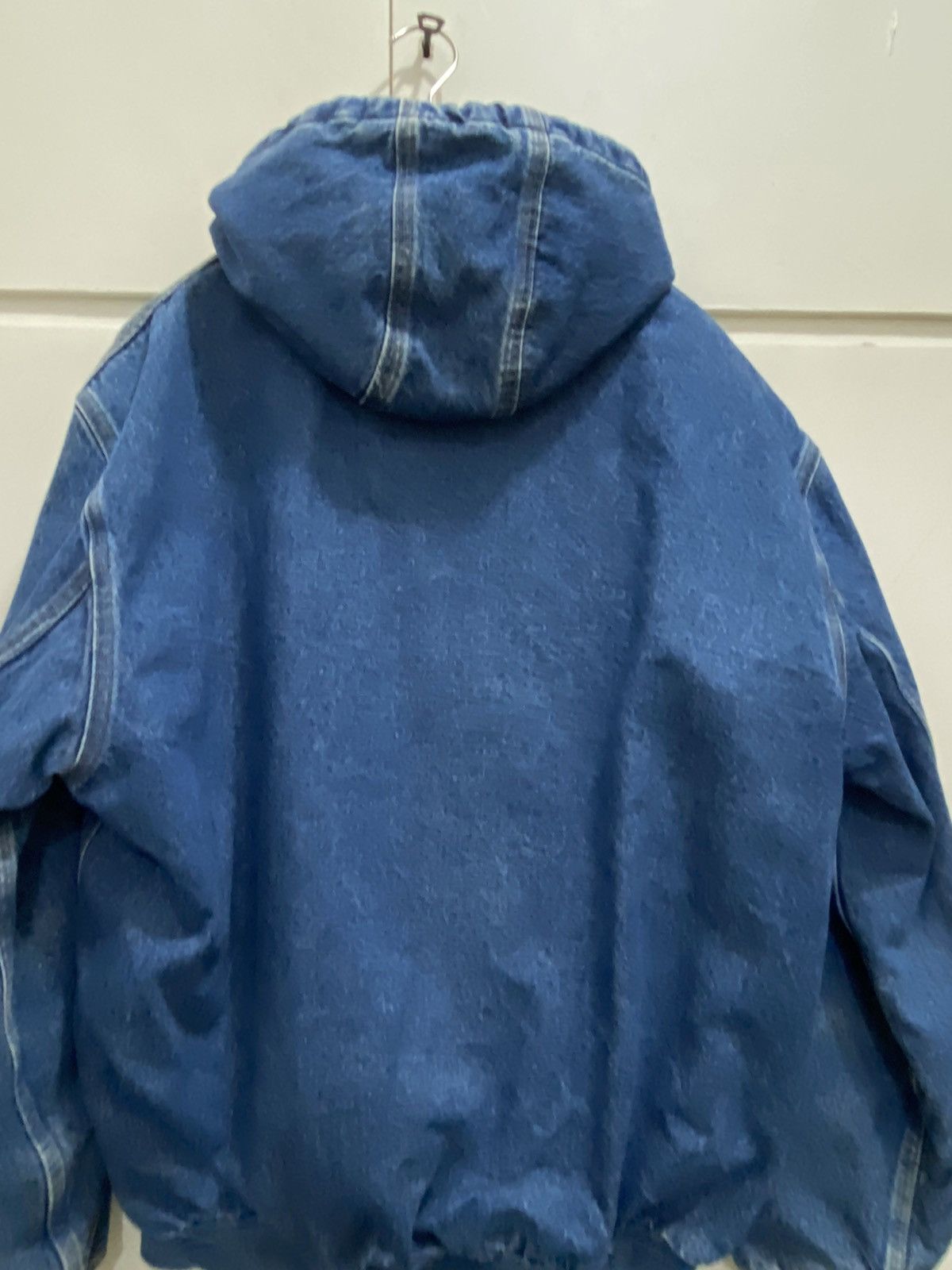Carhartt Active Jacket J139 DST Carhartt USA blue denim, used. Size US XL / EU 56 / 4 - 15 Thumbnail