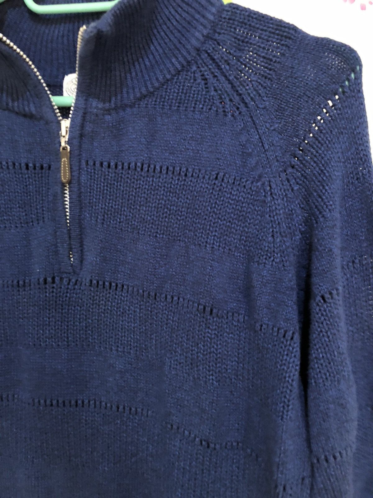 J. Press × Japanese Brand J Press Cotton Knit Half Zipper Size US M / EU 48-50 / 2 - 3 Thumbnail