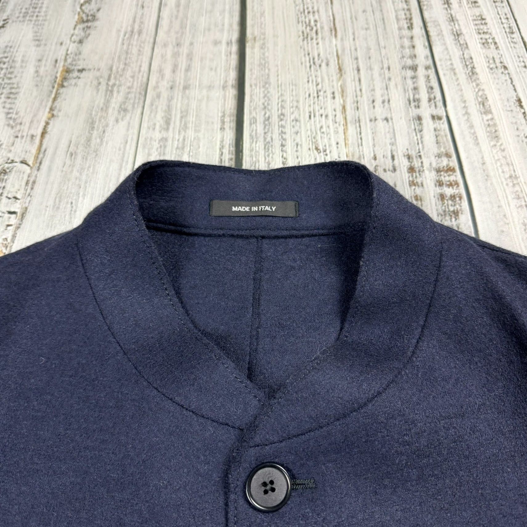 Giorgio Armani GIORGIO ARMANI JACKET BLOUSON ITALY NAVY WOOL UNSTRUCTURED 44 US NWT Size US S / EU 44-46 / 1 - 2 Thumbnail