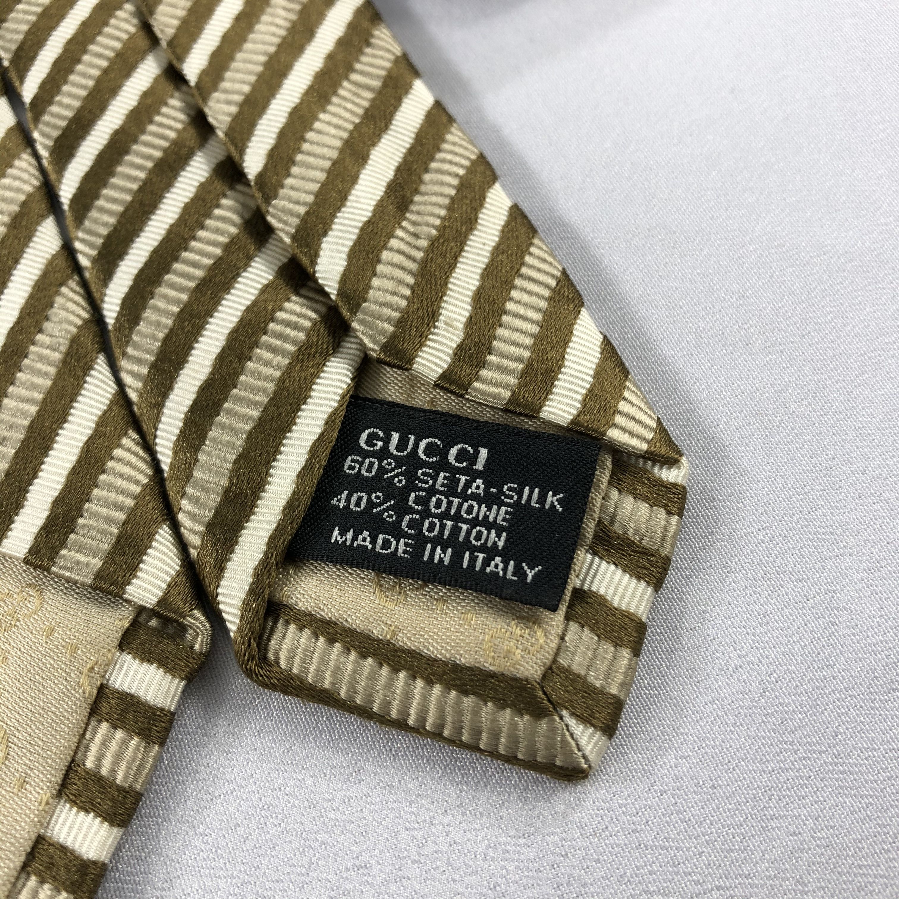 Gucci GUCCI Silk Neck Ties T97 Size ONE SIZE - 5 Thumbnail