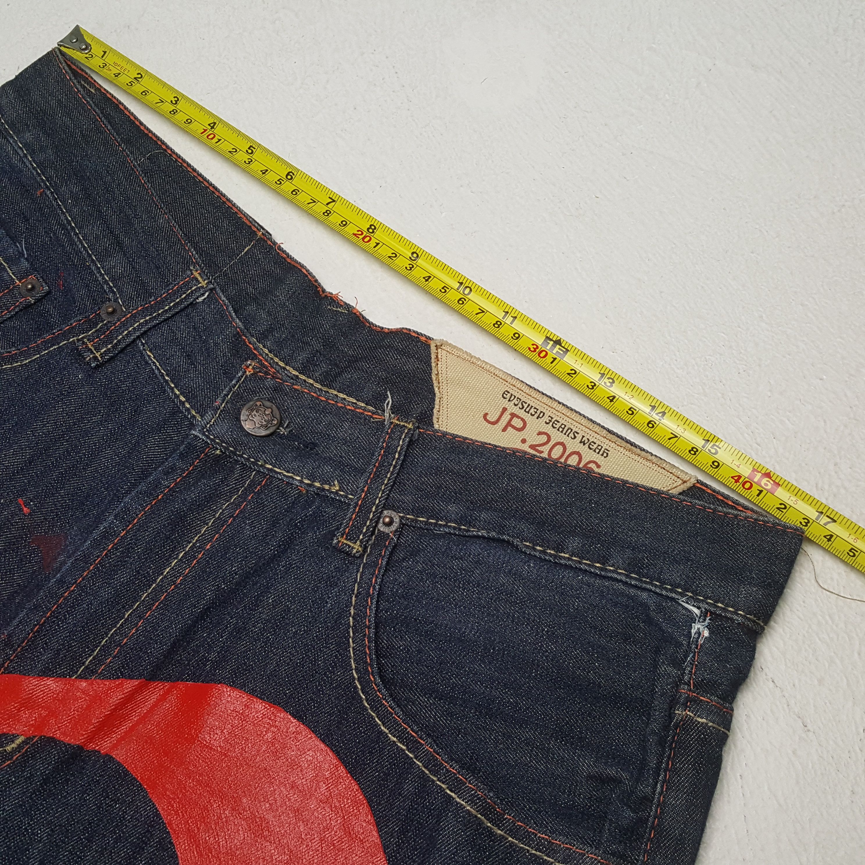 Japanese Brand EvisuJP Japanese Brand Custom Daicock Jeans RR29 Size US 34 / EU 50 - 7 Thumbnail
