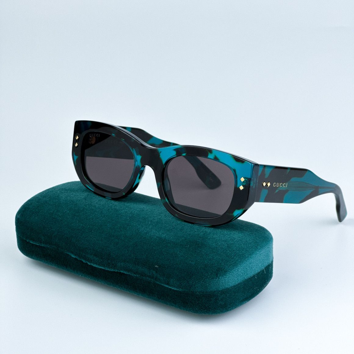 NEW Gucci GG1215S 001Rectangle Unisex Sunglasses GG 1215S  display picture 3