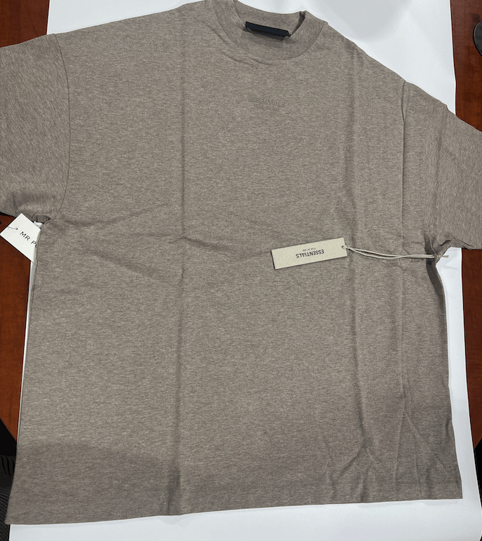 Fear of God 🔥 Fear of God Essentials T-shirt Core Heather Sz (S) Size US S / EU 44-46 / 1 - 6 Thumbnail