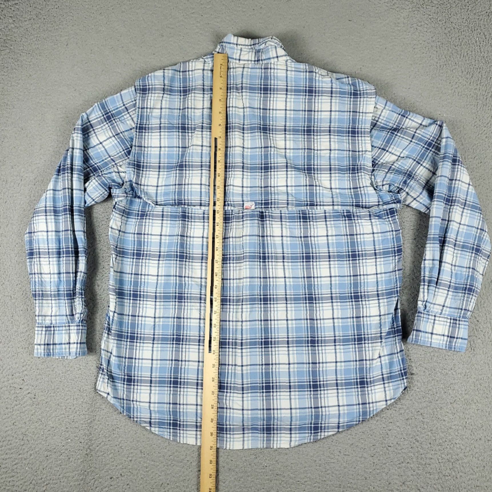 Vineyard Vines VINEYARD VINES Button-Up Shirt Mens Large Blue Plaid Long Sleeve Vented Fishing Casual Preppy Size US L / EU 52-54 / 3 - 3 Thumbnail