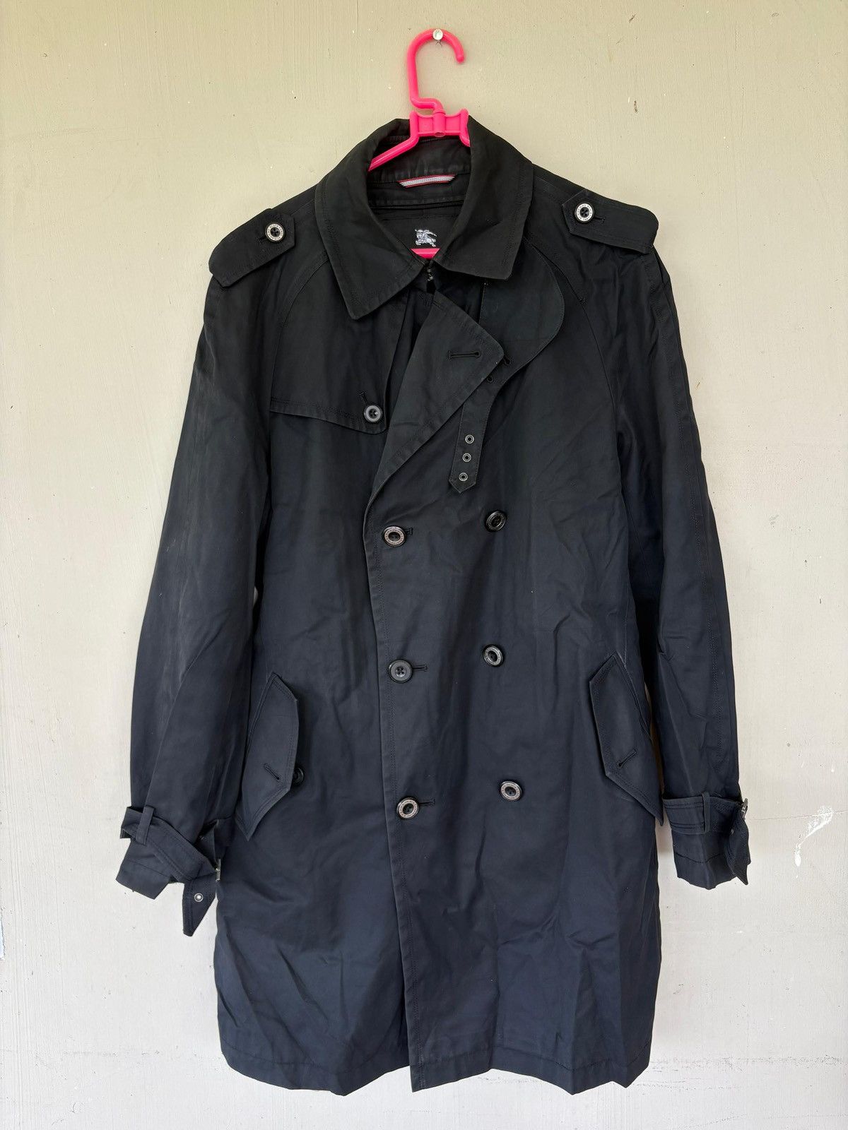 Burberry Burberry Black Label Trench Coat Jacket Design Nice Size US L / EU 52-54 / 3 - 1 Thumbnail