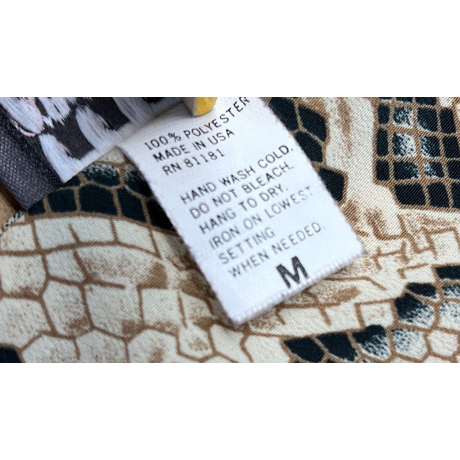 Other Vtg Bora Bora Top Woman M Leopard Print Sleeveless Button Up Size M / US 6-8 / IT 42-44 - 6 Thumbnail