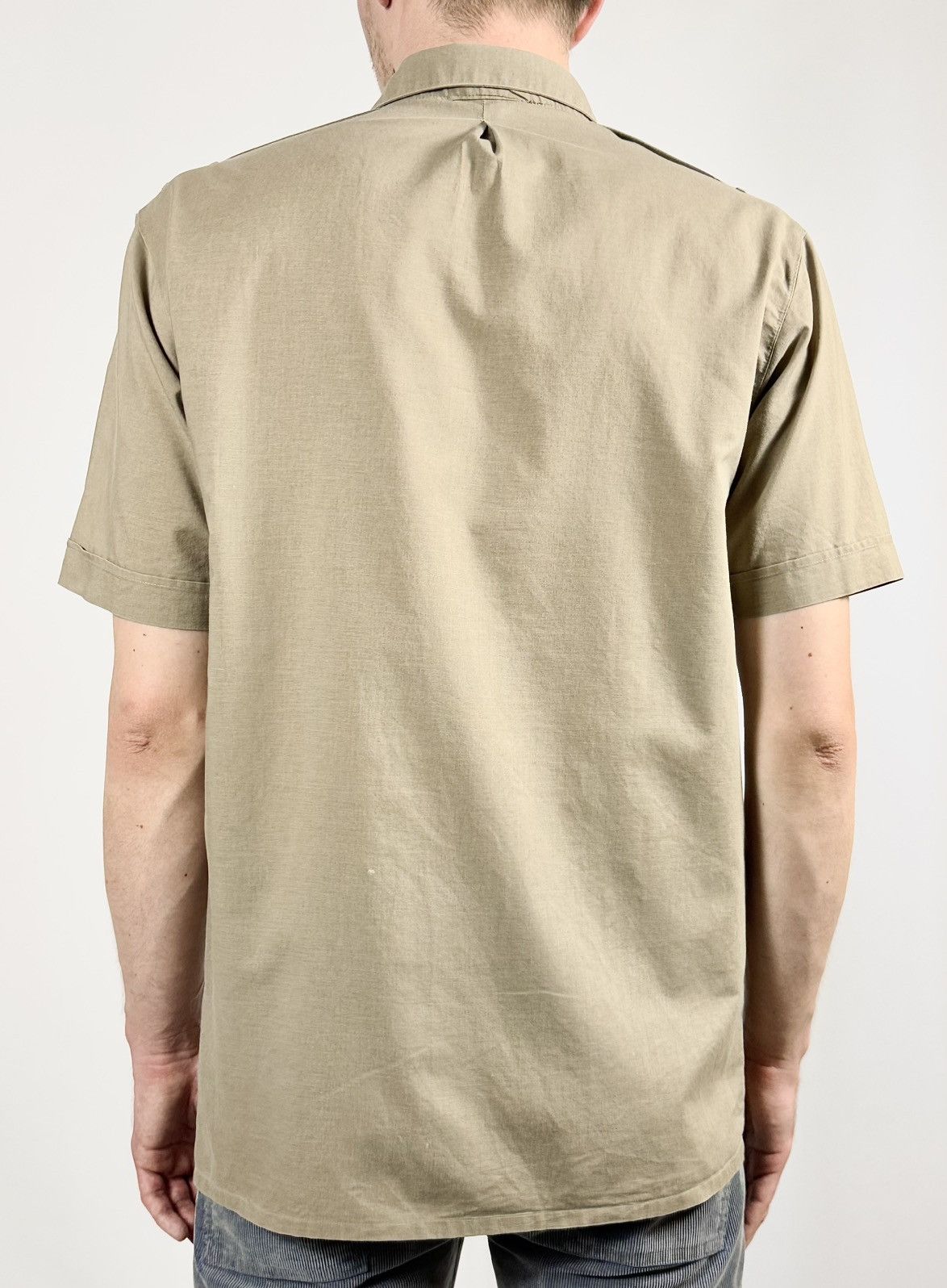 Christian Dior Monsieur Christian Dior Safari Military Short Sleeve Shirt Size US M / EU 48-50 / 2 - 7 Thumbnail