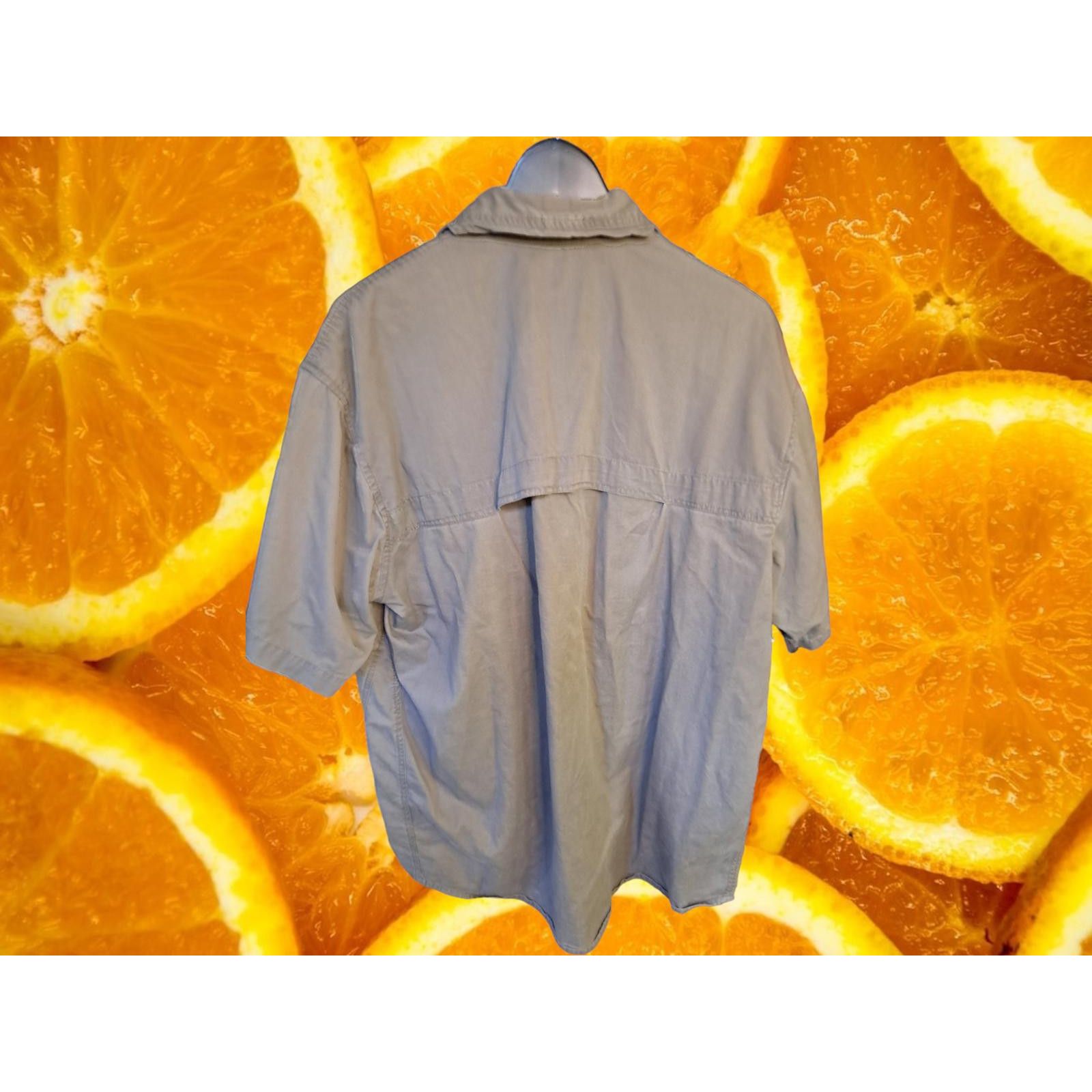 Other Well Worn Tan Button Up Short Sleeve Shirt Size XL Size US XL / EU 56 / 4 - 5 Thumbnail